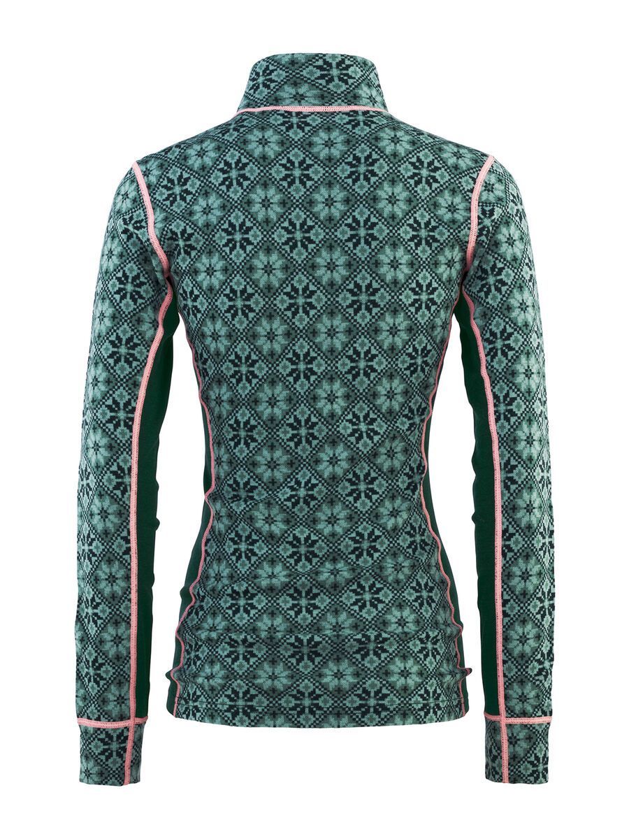 Kari Traa Rose Wool Half-Zip Base Layer Top, murk - Bild 2