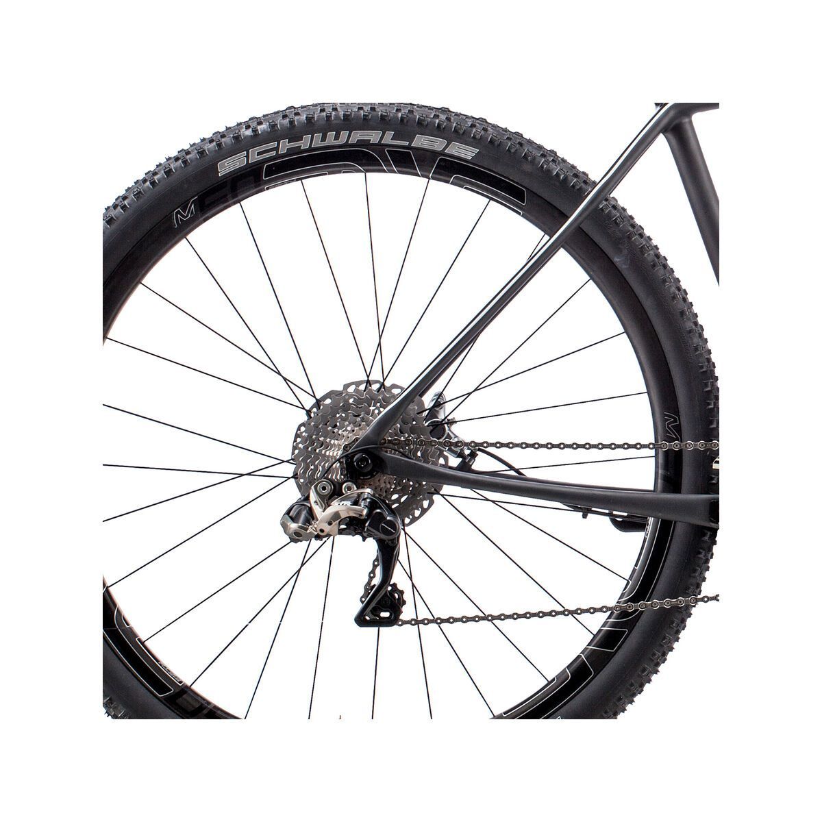 Cannondale F-Si Carbon Black Inc., exposed matte carbon with gloss jet black and silver pin striping - Bild 4