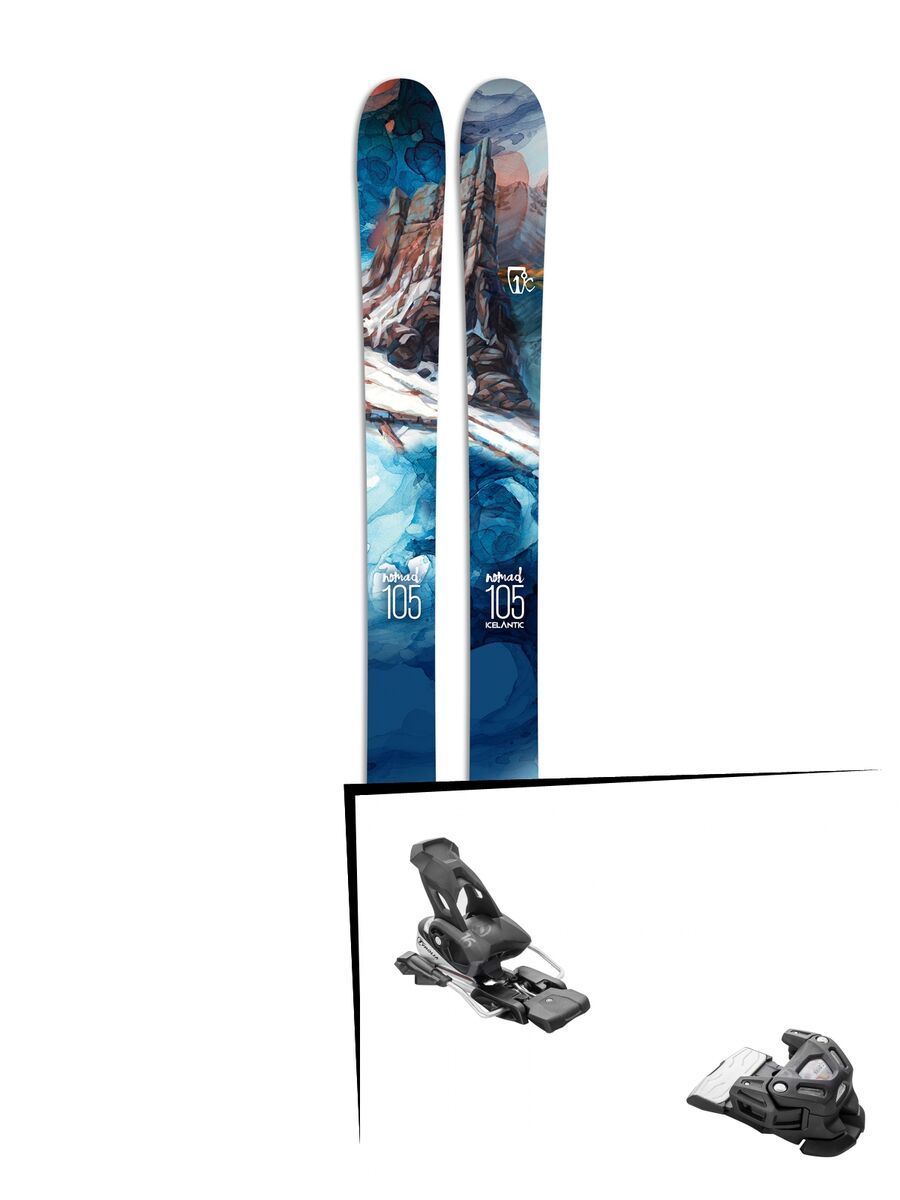 Set: Icelantic Nomad 105 2017 + Tyrolia Attack 16 (1715201) - Bild 1