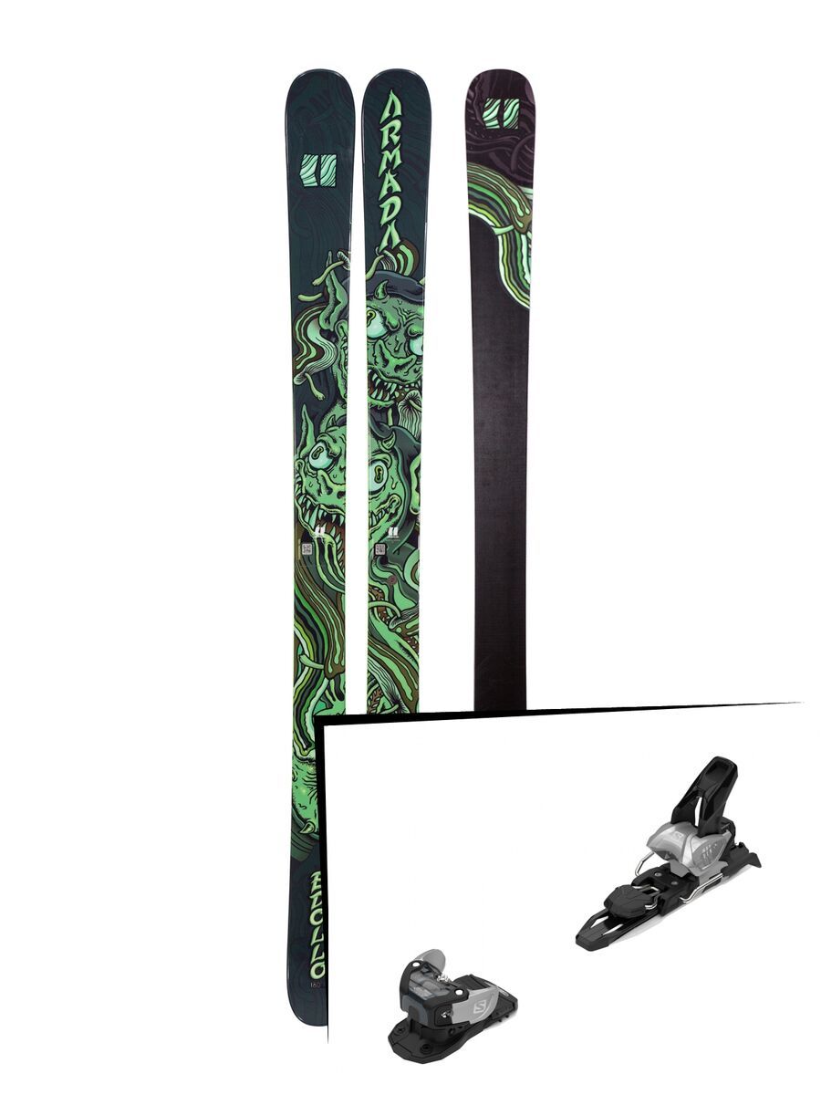 Set: Armada Edollo 2019 + Salomon Warden MNC 11 silver/black - Bild 1