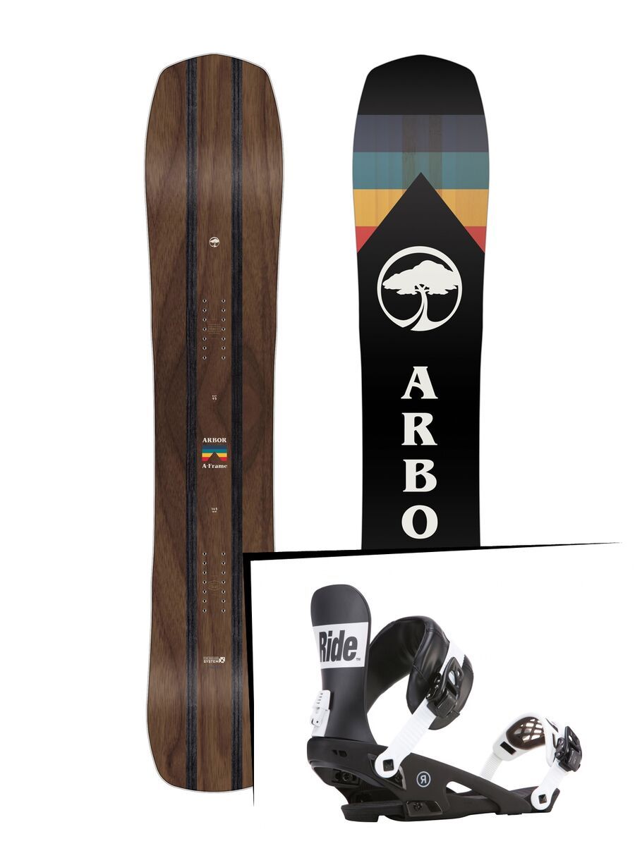 Set: Arbor A-Frame 2019 + Ride Rodeo black - Bild 1