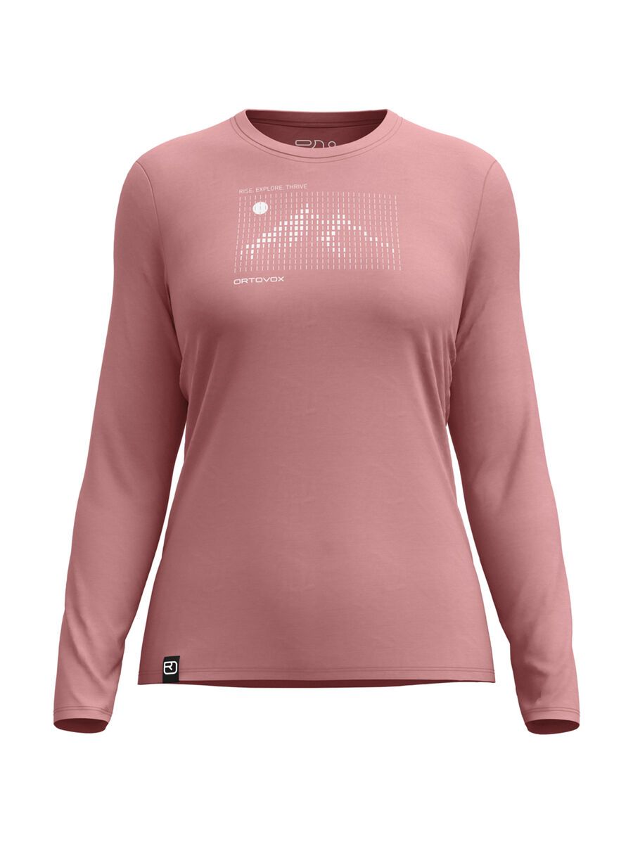 Ortovox 185 Merino Sunrise LS W, dusk rose - Bild 1