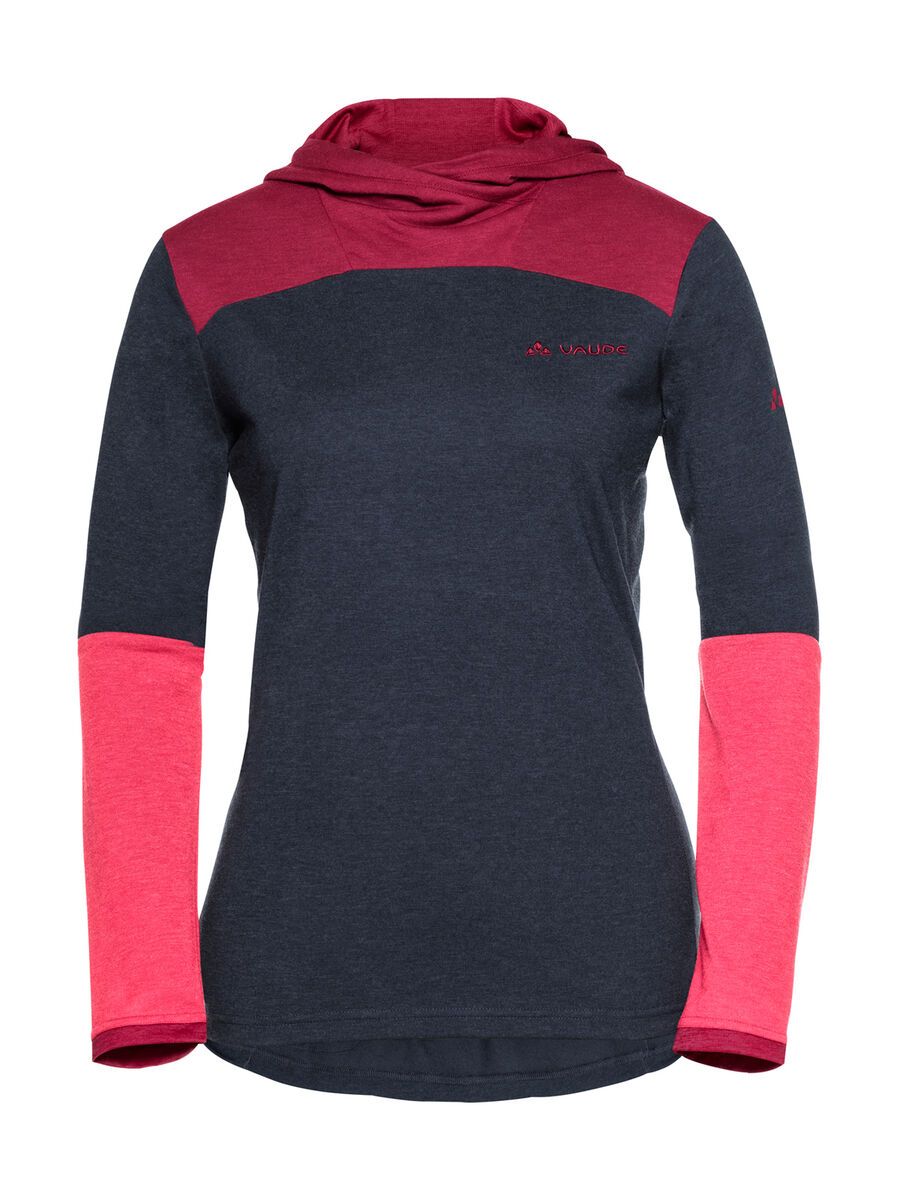 Vaude Women's Tremalzo LS Shirt, eclipse/pink - Bild 1