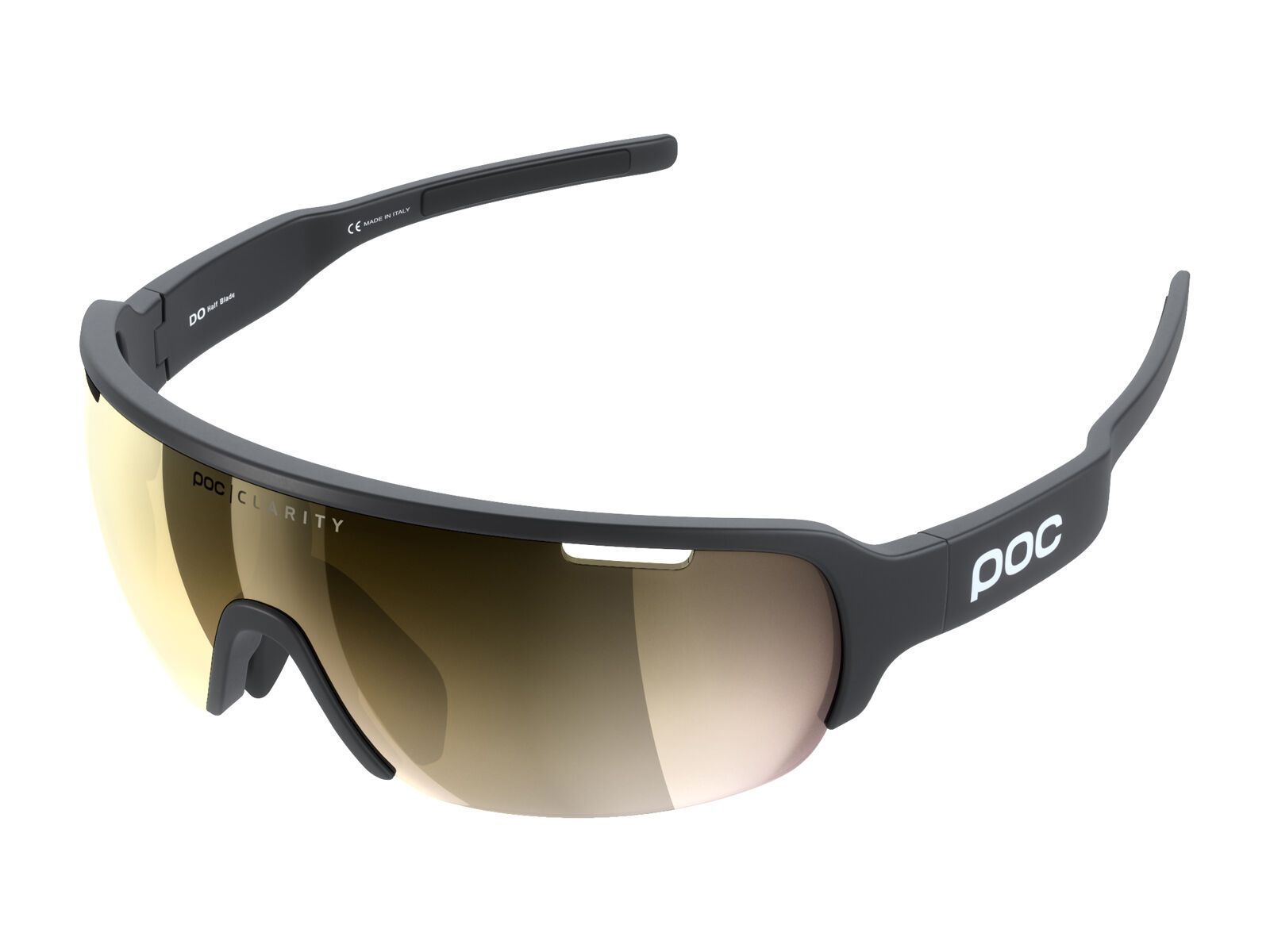 POC DO Half Blade, Clarity Road/Sunny Gold, uranium black - Bild 1