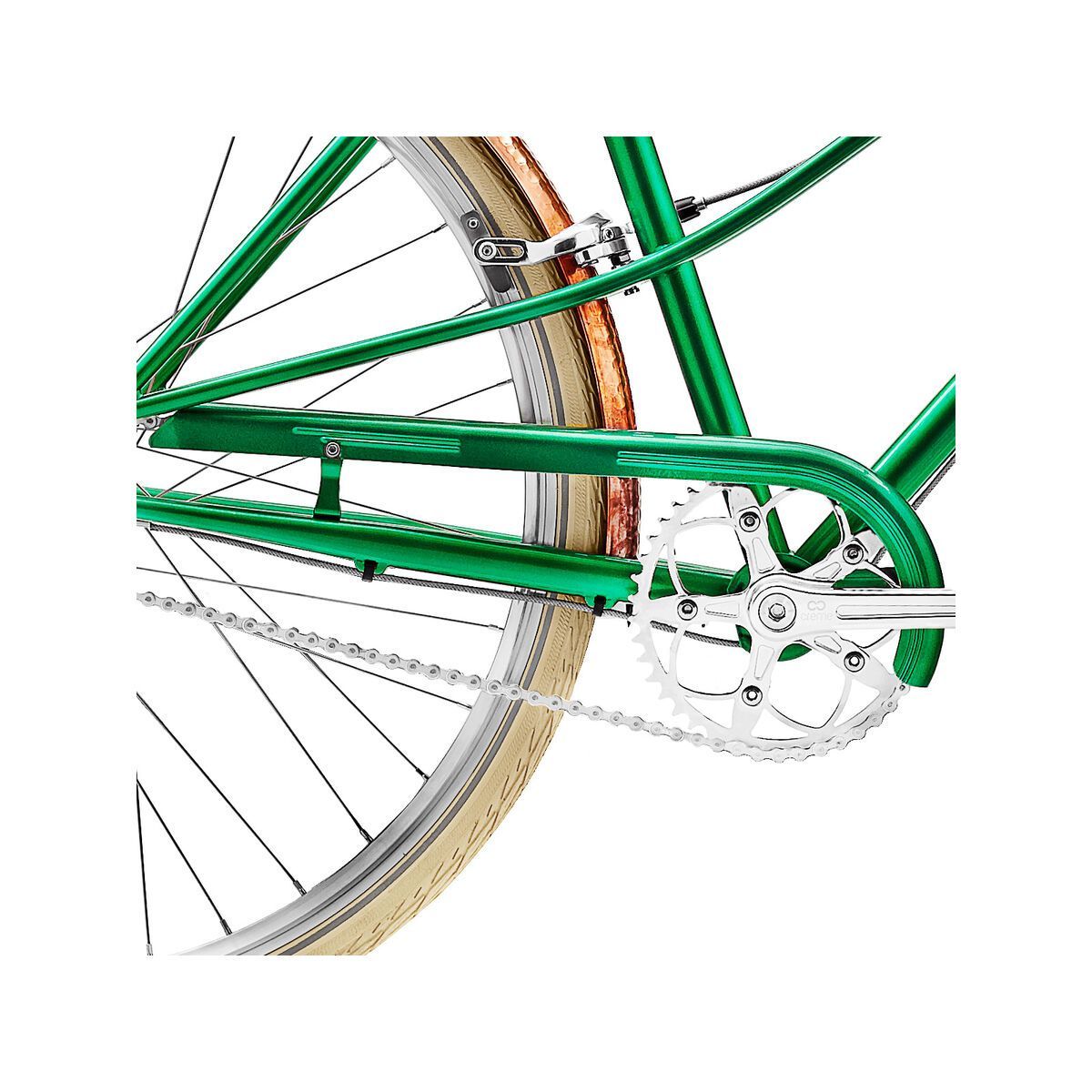 Creme Cycles Caferacer Lady Doppio, emerald green - Bild 3