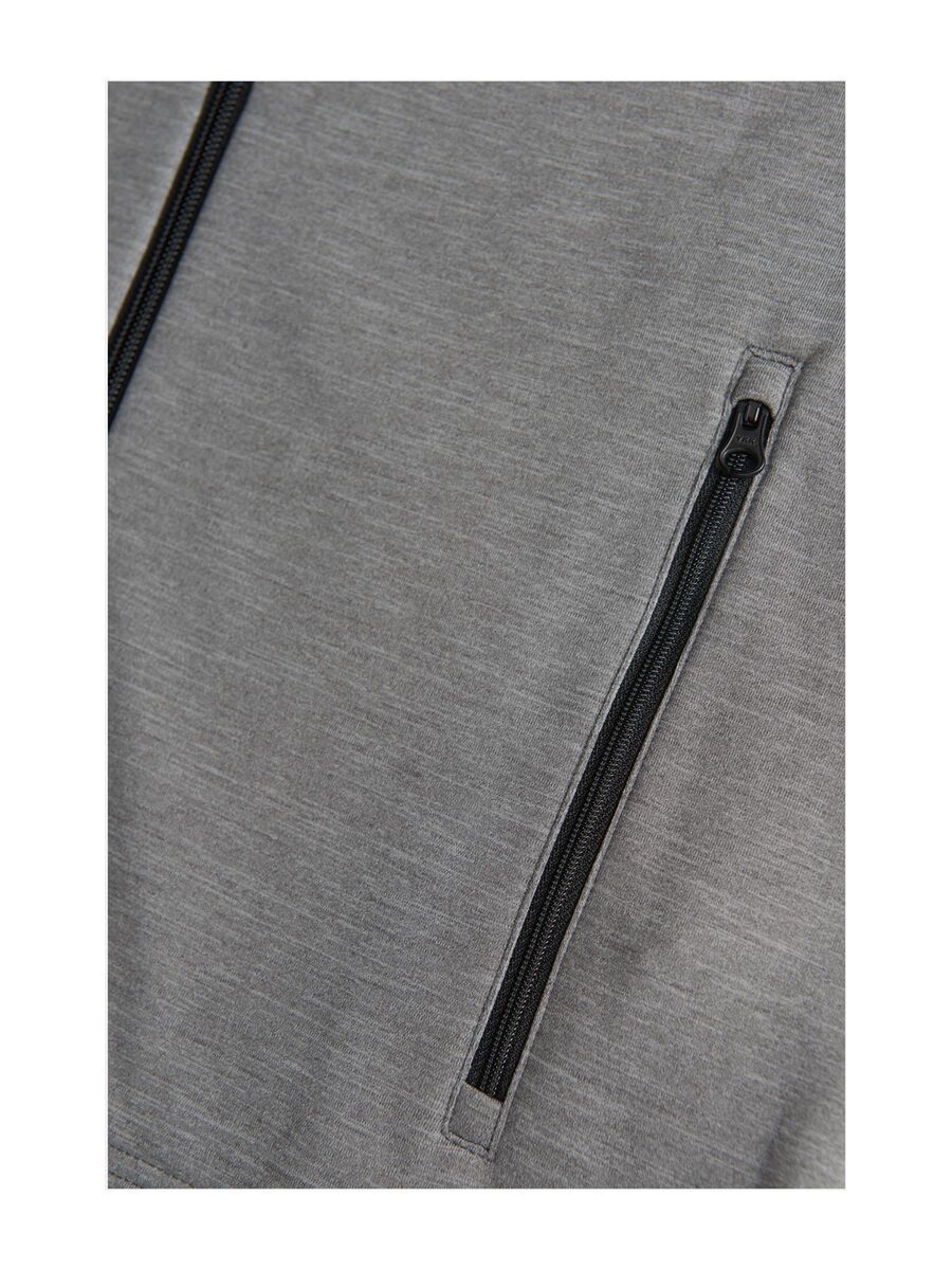 Peak Performance Rider Melange Zip Hood, grey melange - Bild 5