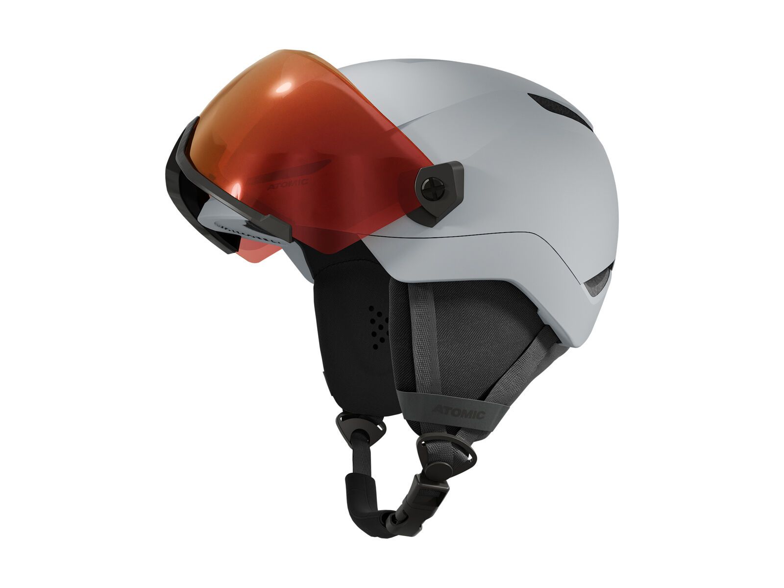 Atomic Revent Visor JR, Red Flash / gull gray - Bild 2