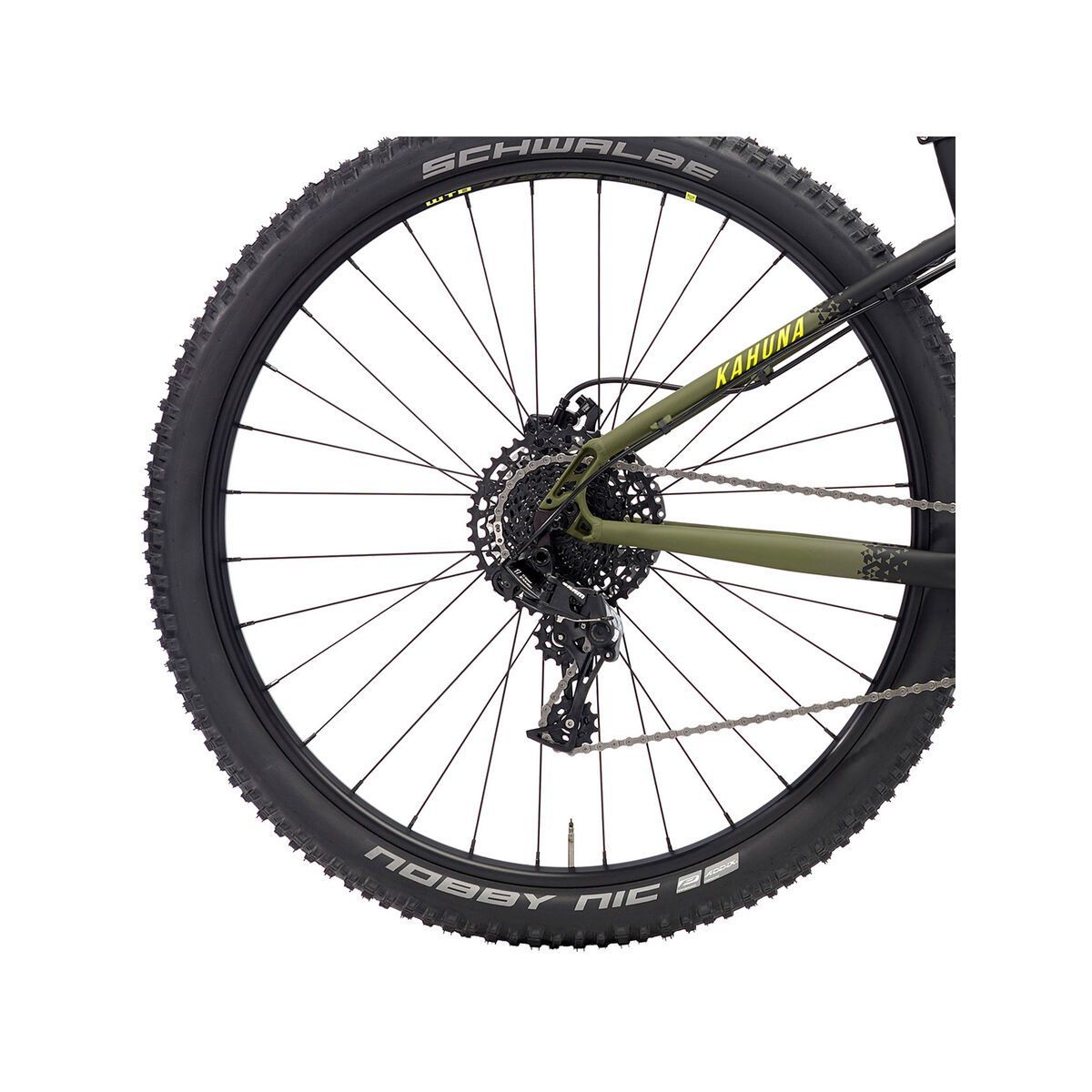 Kona Kahuna, matt black & olive w/ olive & yellow decals - Bild 5