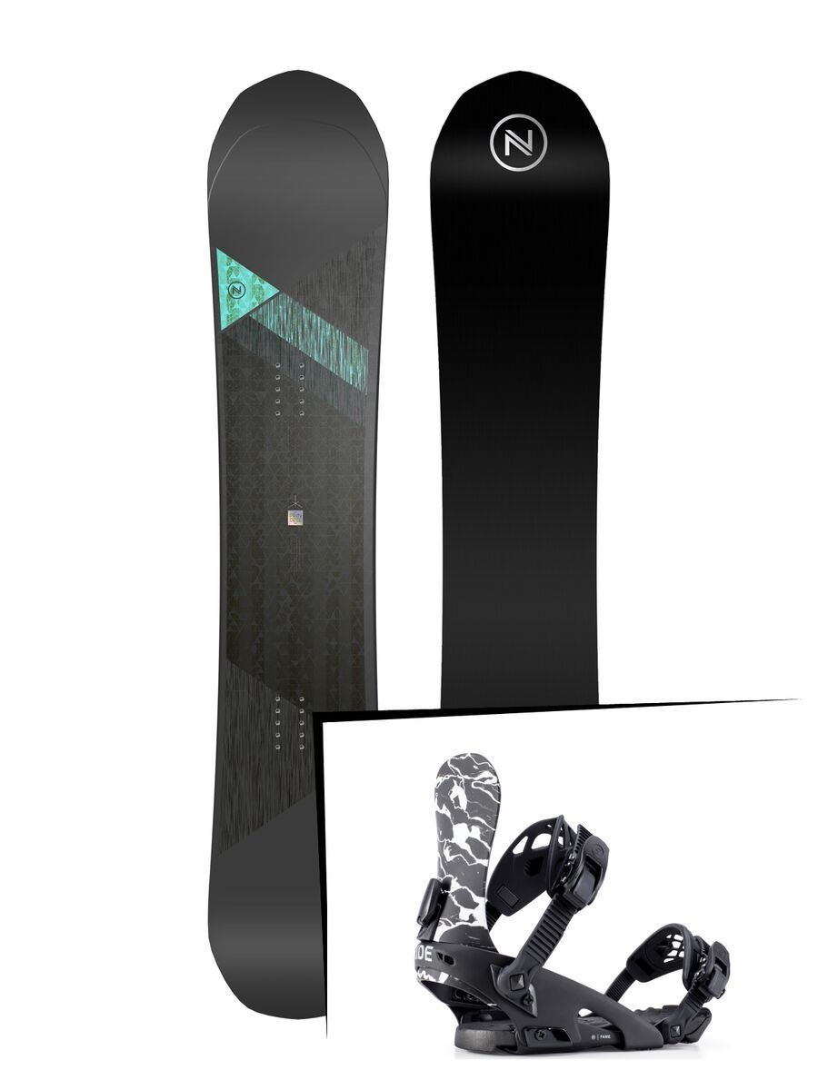 Set: Nidecker Princess 2019 + Ride Fame (2305184S) - Bild 1