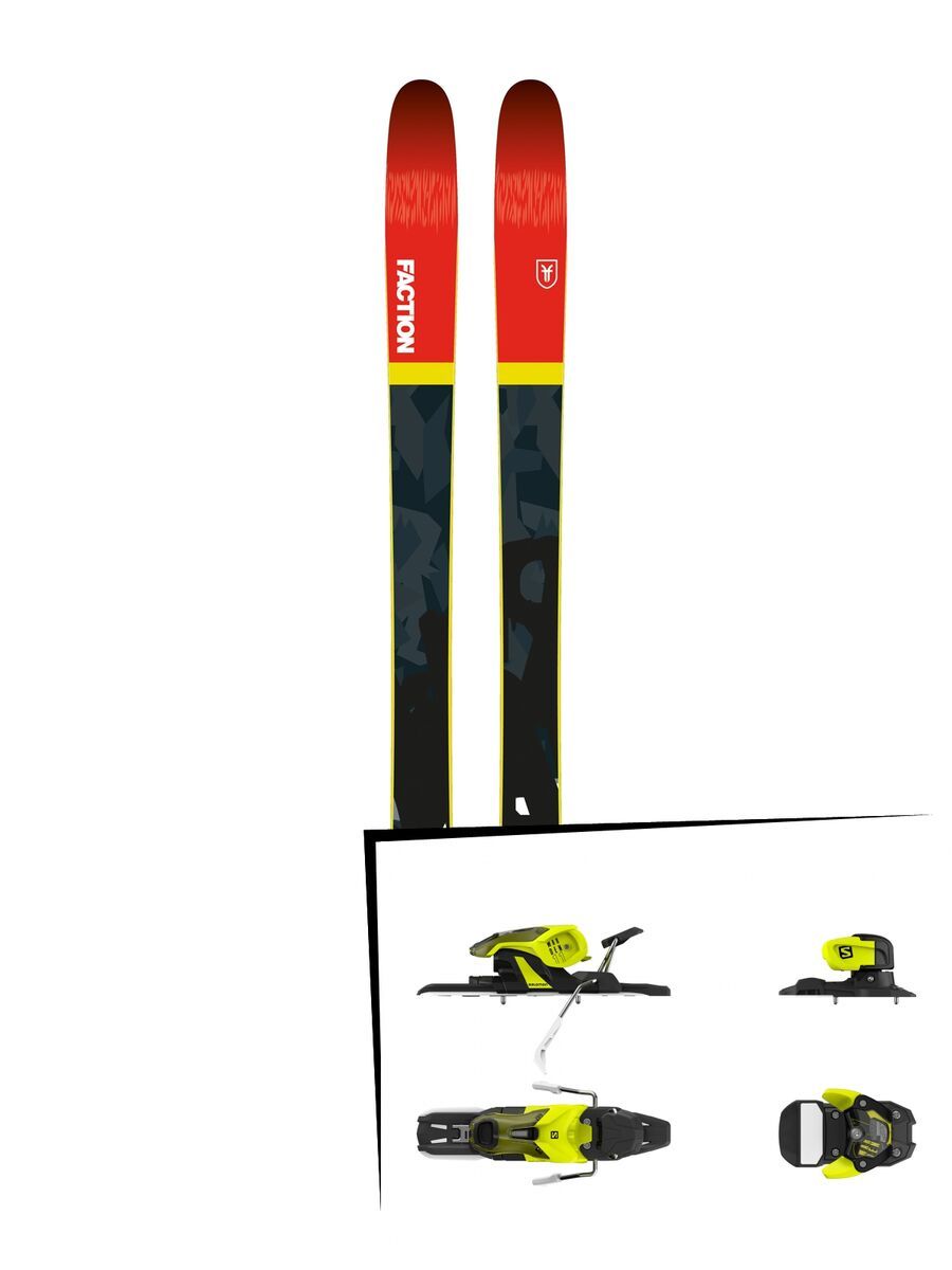 Set: Faction Prodigy 2.0 2018 + Salomon Warden 11 yellow/black - Bild 1