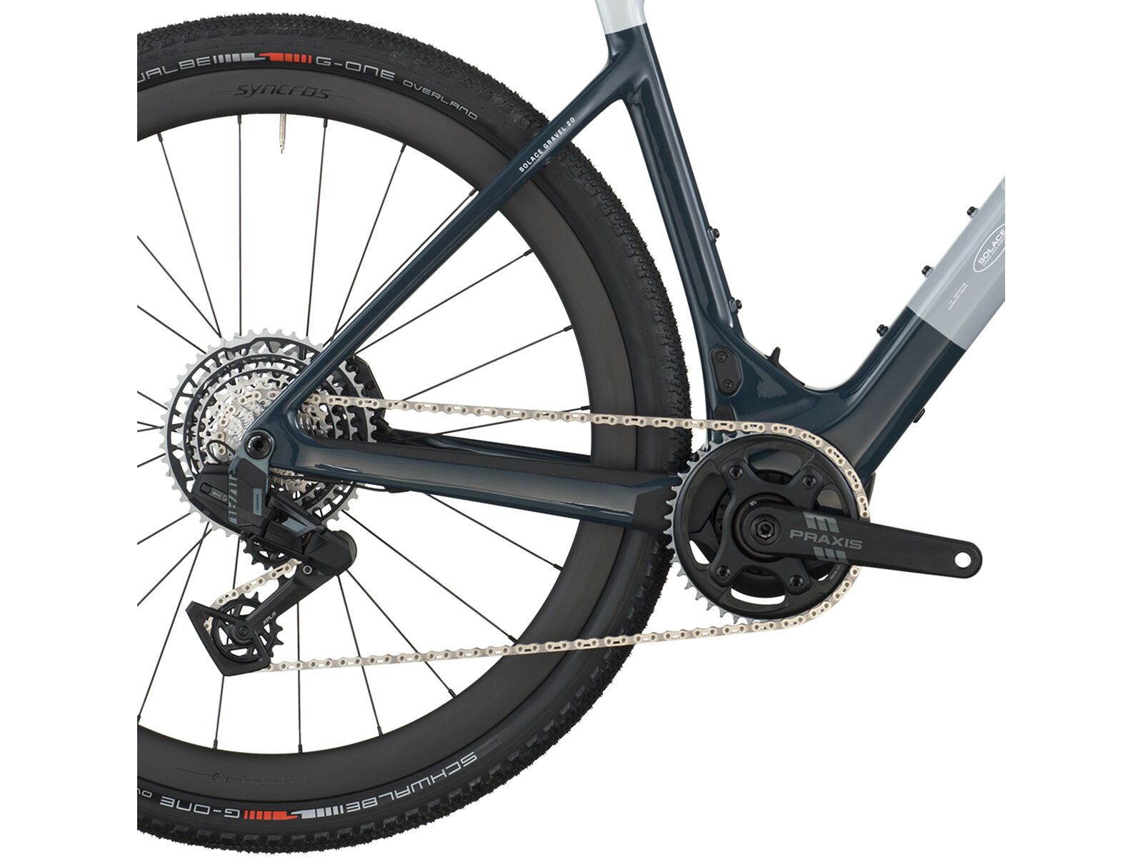 Scott Solace Gravel 20, squid blue/beluga grey - Bild 4
