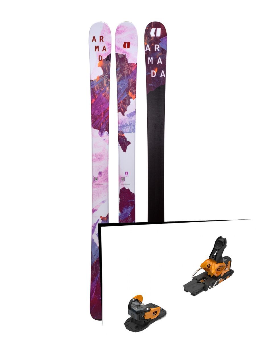 Set: Armada Victa 93 2019 + Salomon Warden MNC 13 saffron/black - Bild 1