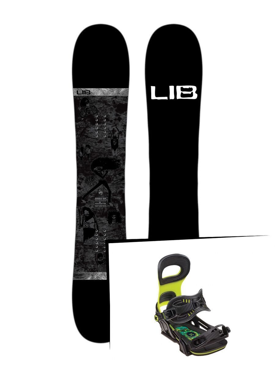 Set: Lib Tech Double Dip 2019 + Bent Metal Transfer (2260307S) - Bild 1