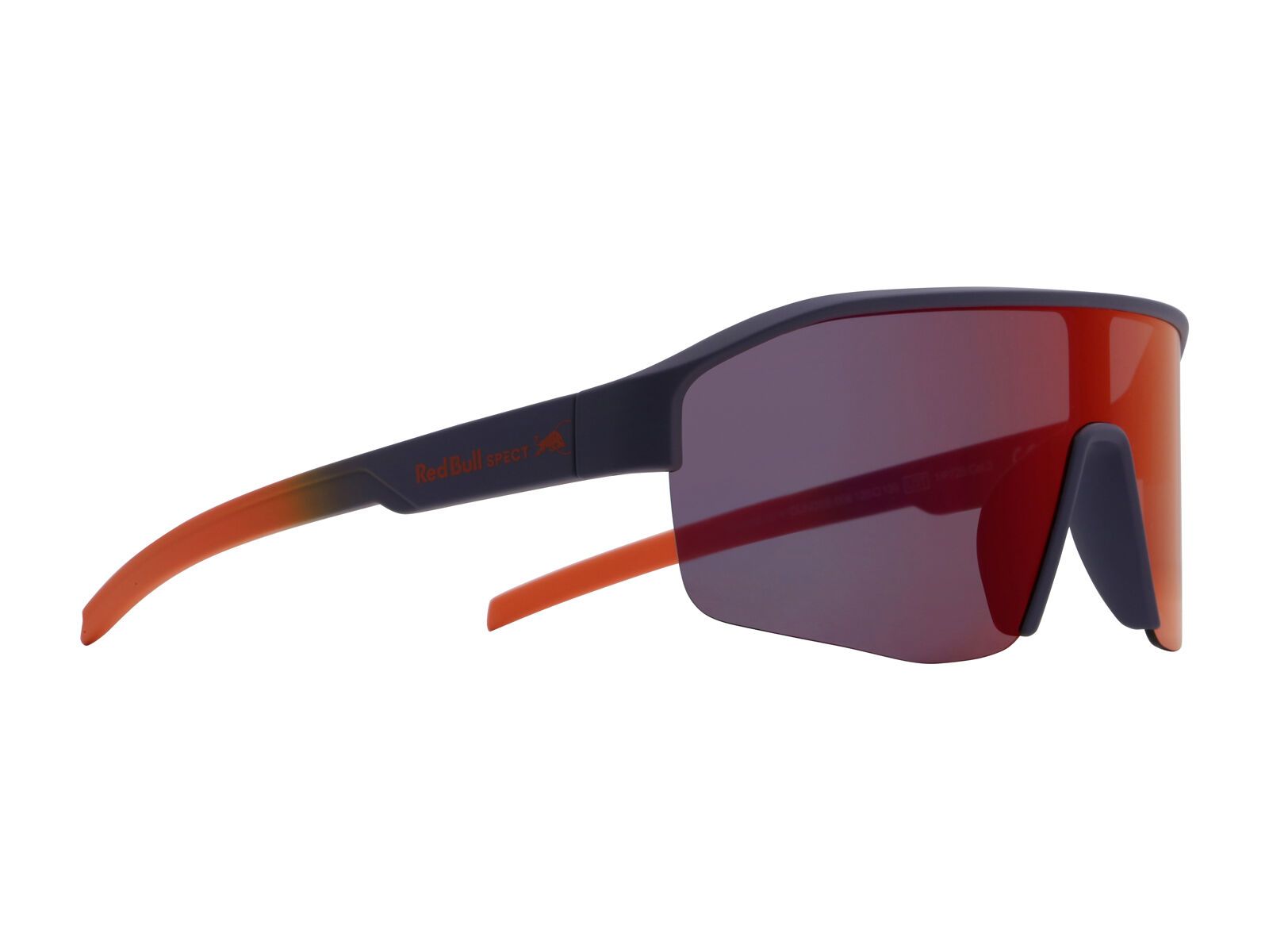 Red Bull Spect Eyewear Dundee, Smoke/Red-Purple Mirror / soft touch midnight - Bild 1