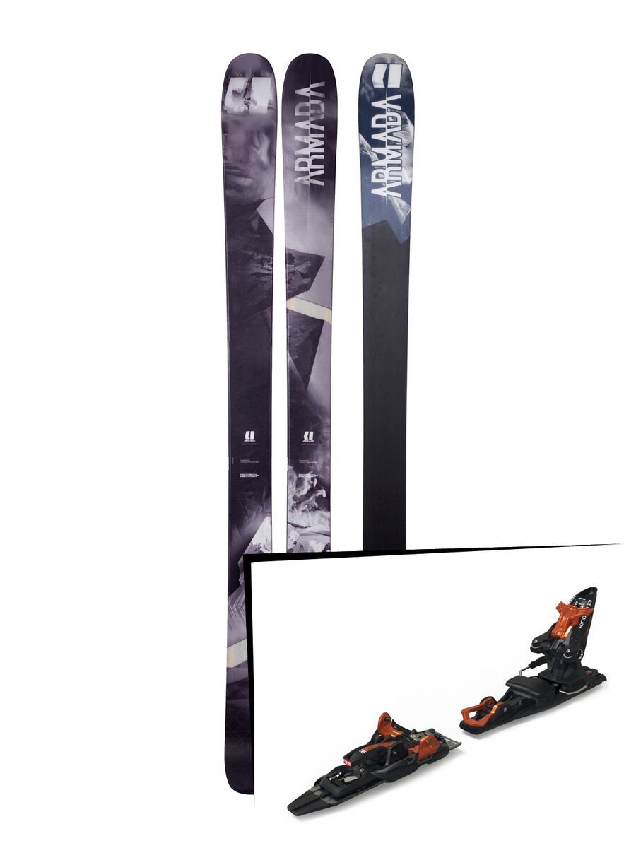 Set: Armada Invictus 108 Ti 2018 + Marker Kingpin 13 Demo black/copper - Bild 1