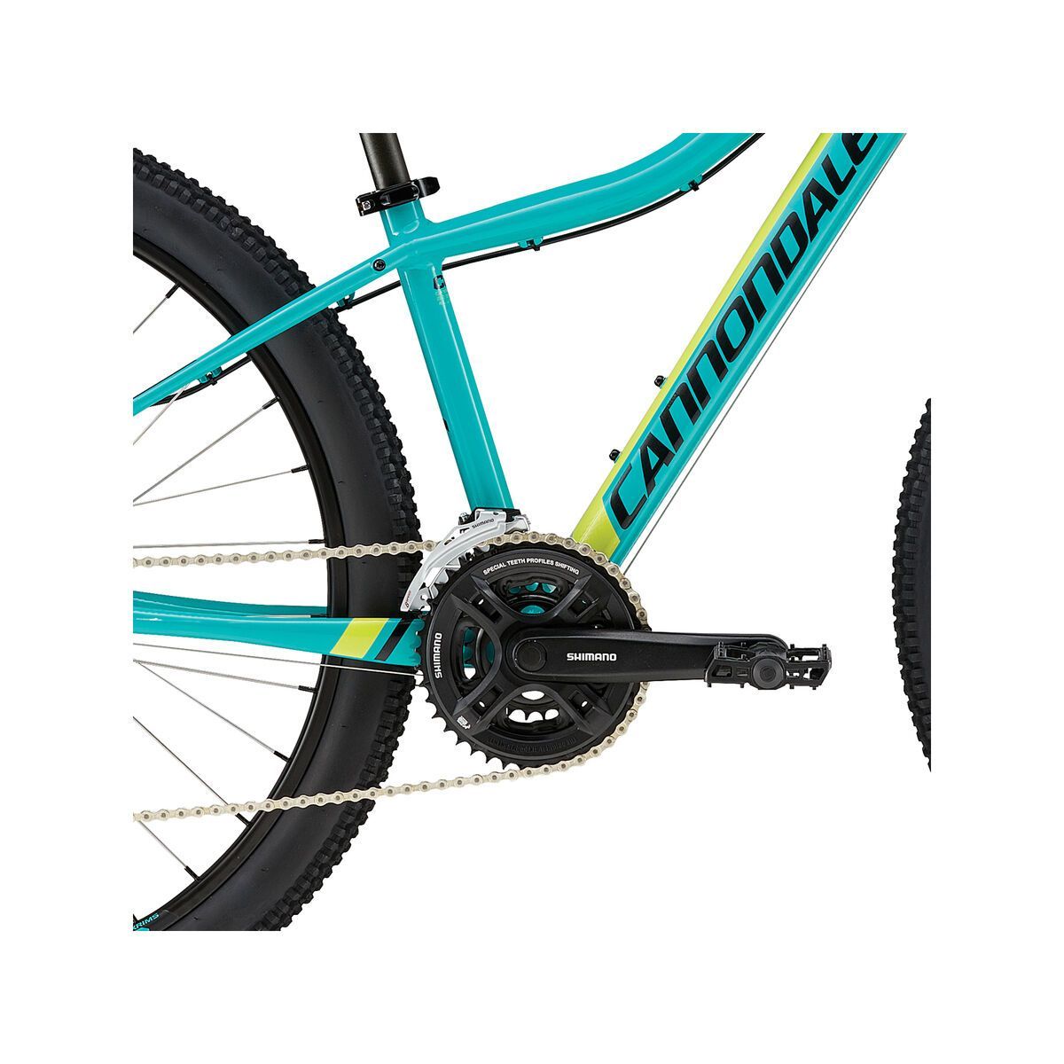 Cannondale Trail Women's 6, turquoise w/ jet black, neon spring, gloss - Bild 3