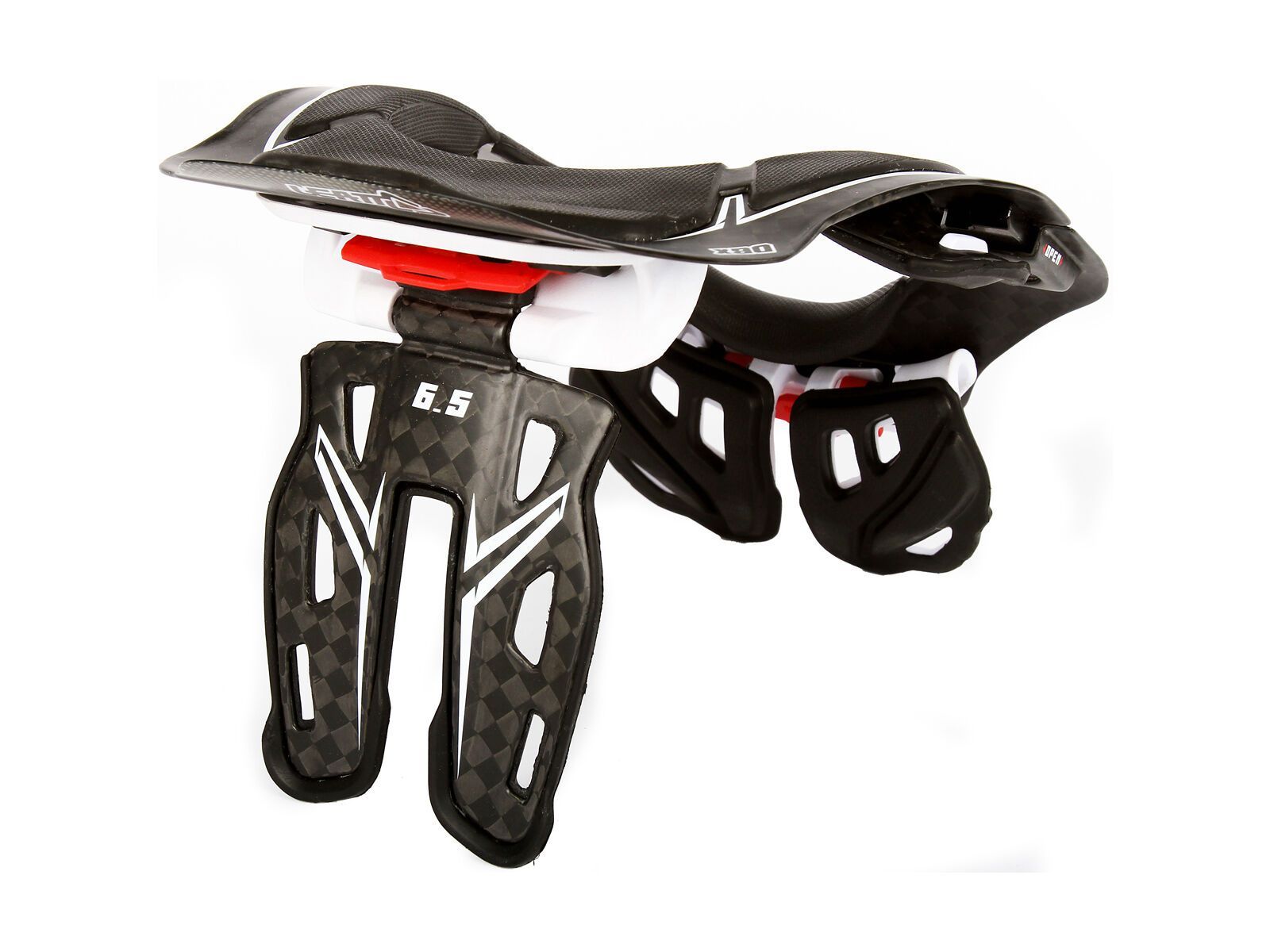 Leatt Neck Brace DBX 6.5 Carbon, black/white - Bild 2