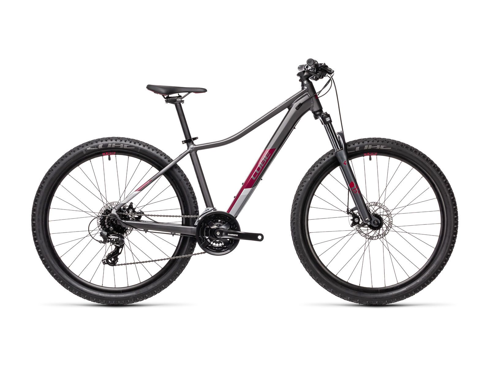 Cube Access WS 27.5, grey´n´berry - Bild 1