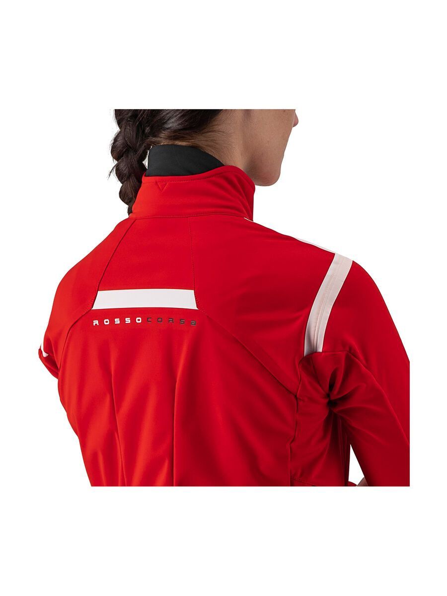 Castelli Alpha RoS 2 W Jacket, red/white-silver gray - Bild 3