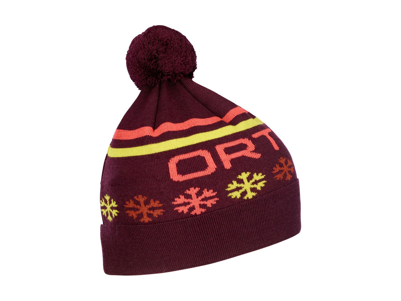 Ortovox Nordic Knit Beanie, dark wine - Bild 1