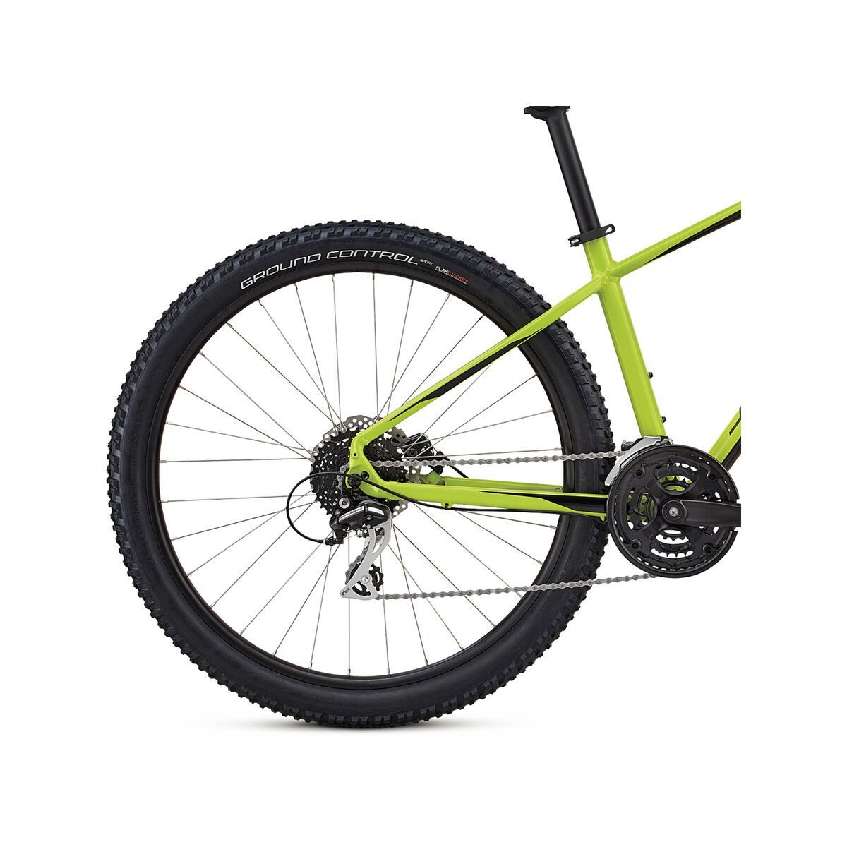 specialized pitch black and green