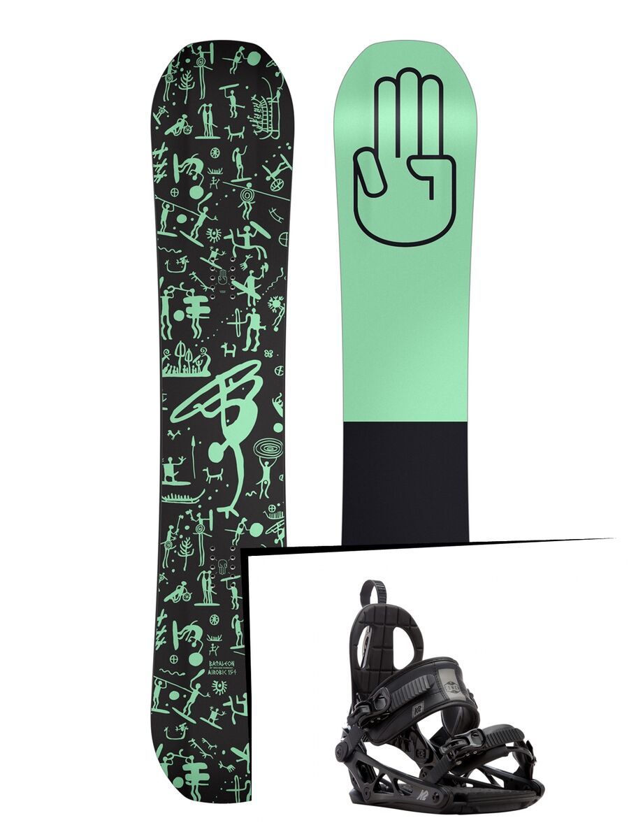 Set: Bataleon Airobic 2017 + K2 Cinch CTC (1728774S) - Bild 1