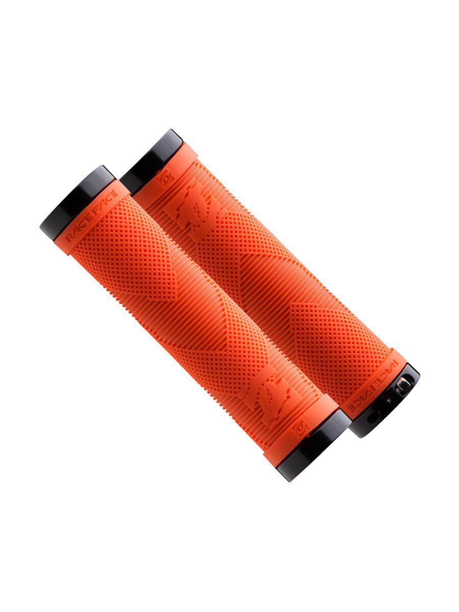 Race Face Sniper Lock-On Griffe, Doppelklemmung, orange - Bild 1
