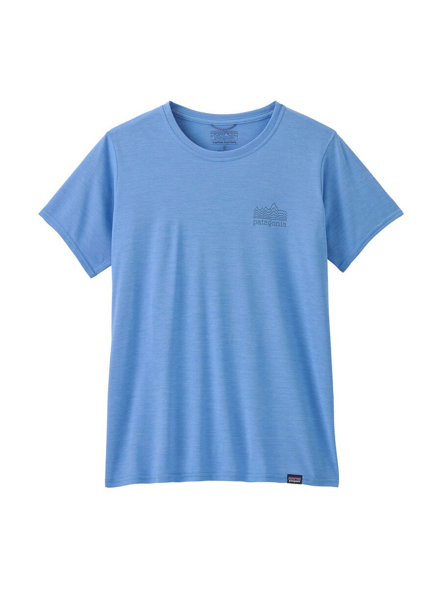 Patagonia Women's Capilene Cool Daily Graphic Shirt, abundant blue x-dye - Bild 1