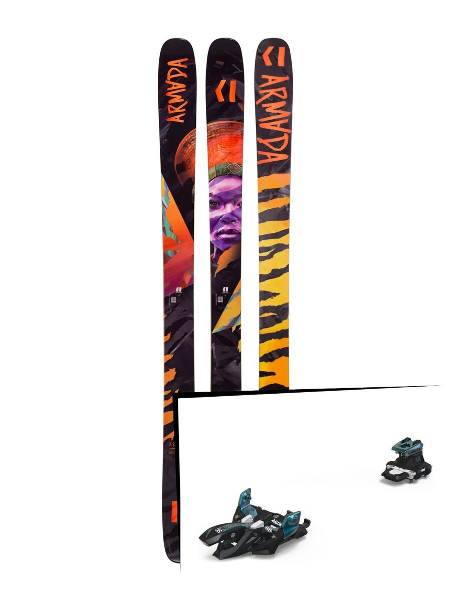 Set: Armada Arv 106 2019 + Marker Alpinist 9 black/turquoise - Bild 1