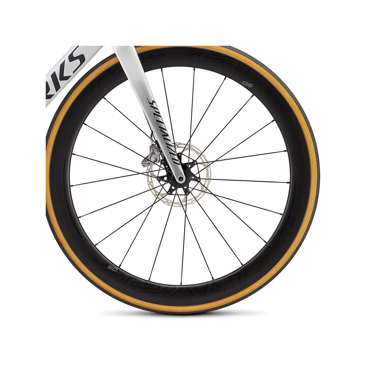 Specialized S-Works Tarmac Disc SRAM eTap, gloss metallic white silver/lite silver fade - Bild 4