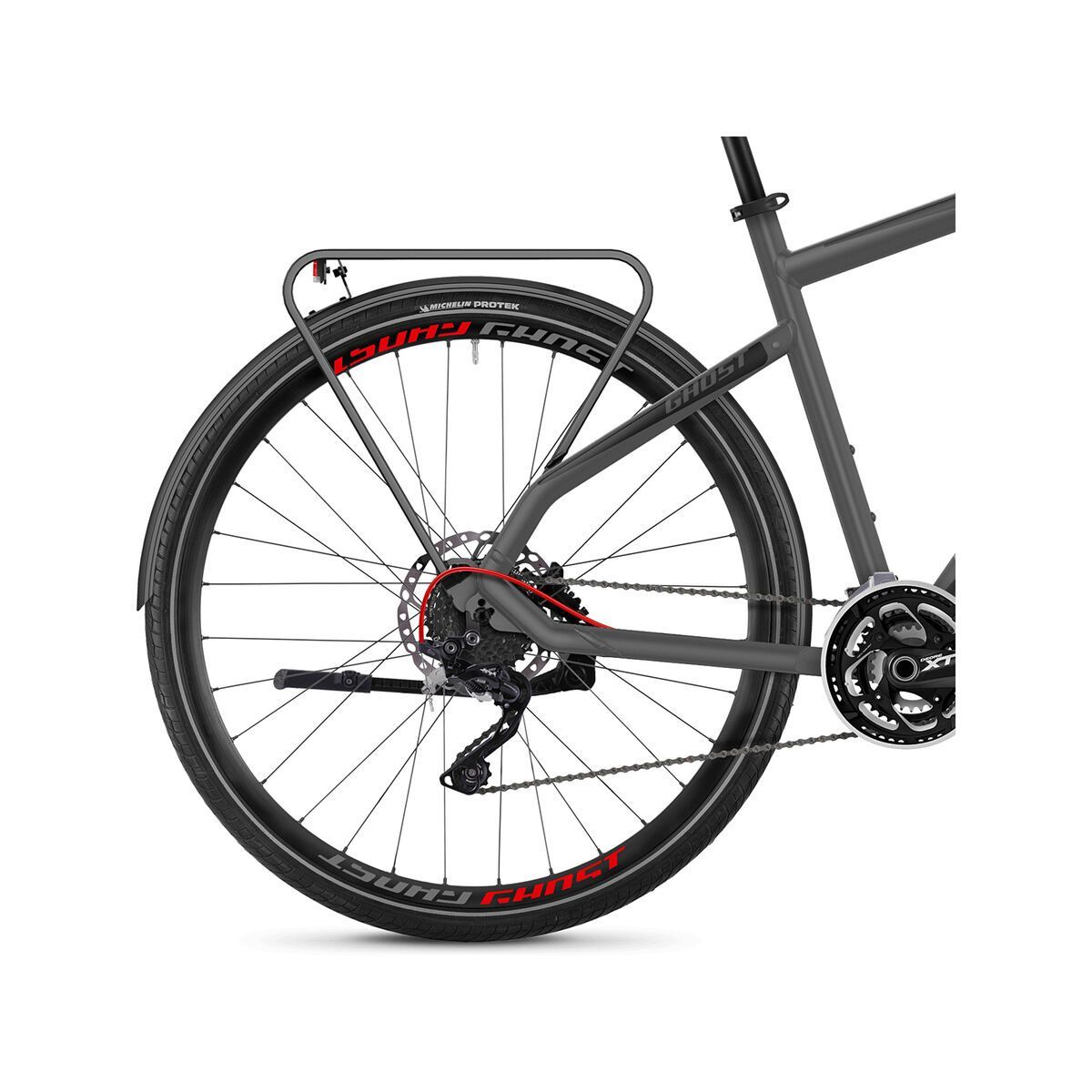 Ghost Square Trekking 8.8 AL, micro chip gray/titanium gray/roit red - Bild 4