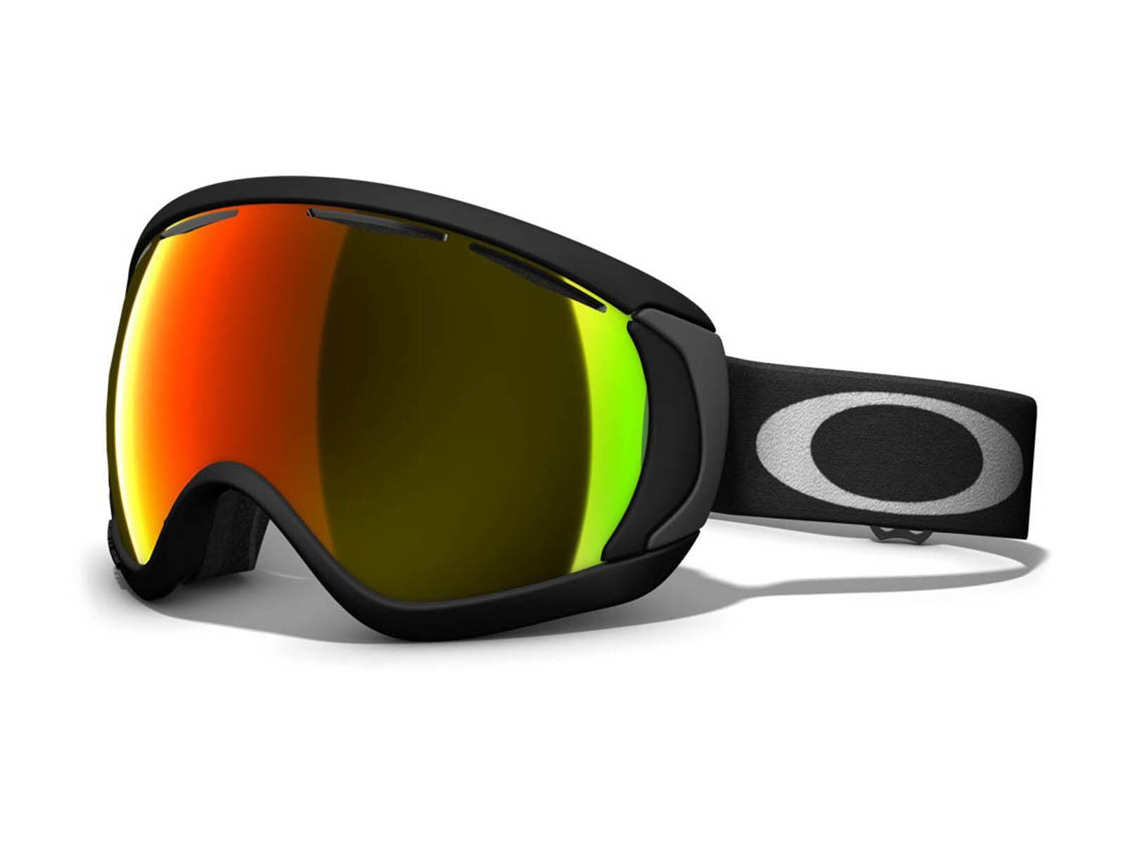 Oakley Canopy, Matte Black/Fire Iridium - Bild 1