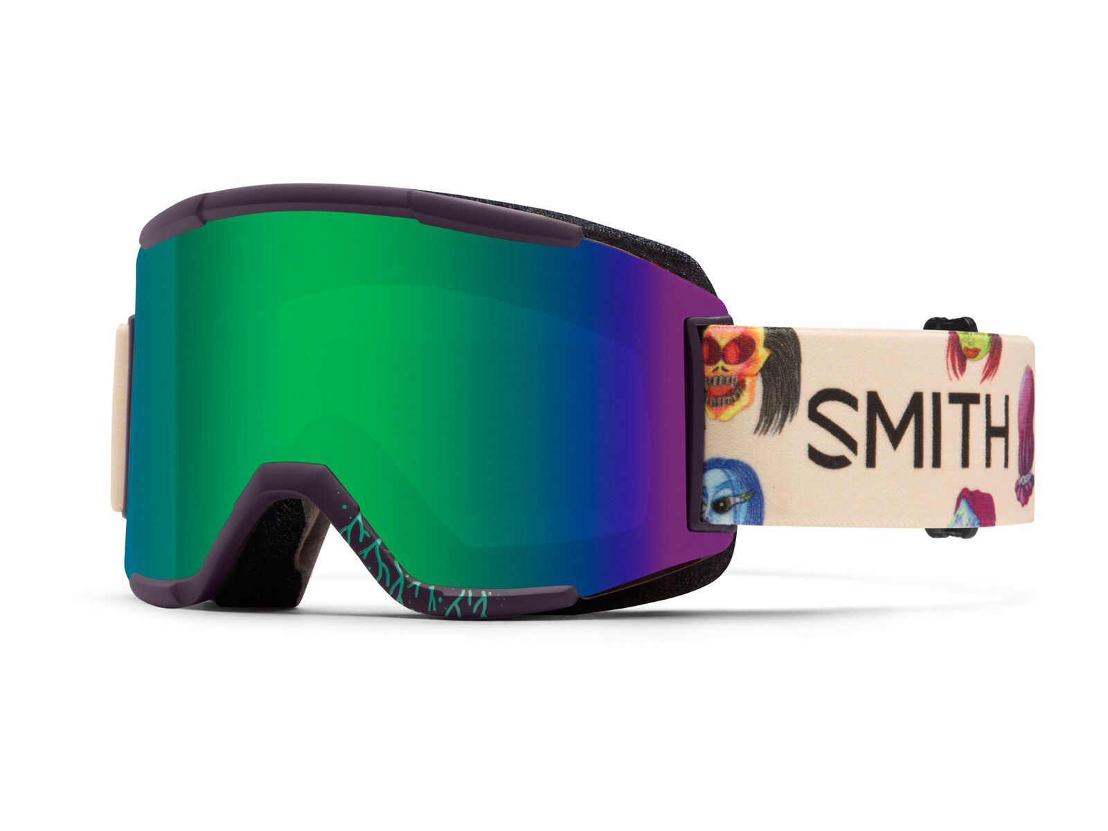 Smith Squad inkl. Wechselscheibe, creature/Lens: green sol-x mirroryellow - Bild 1