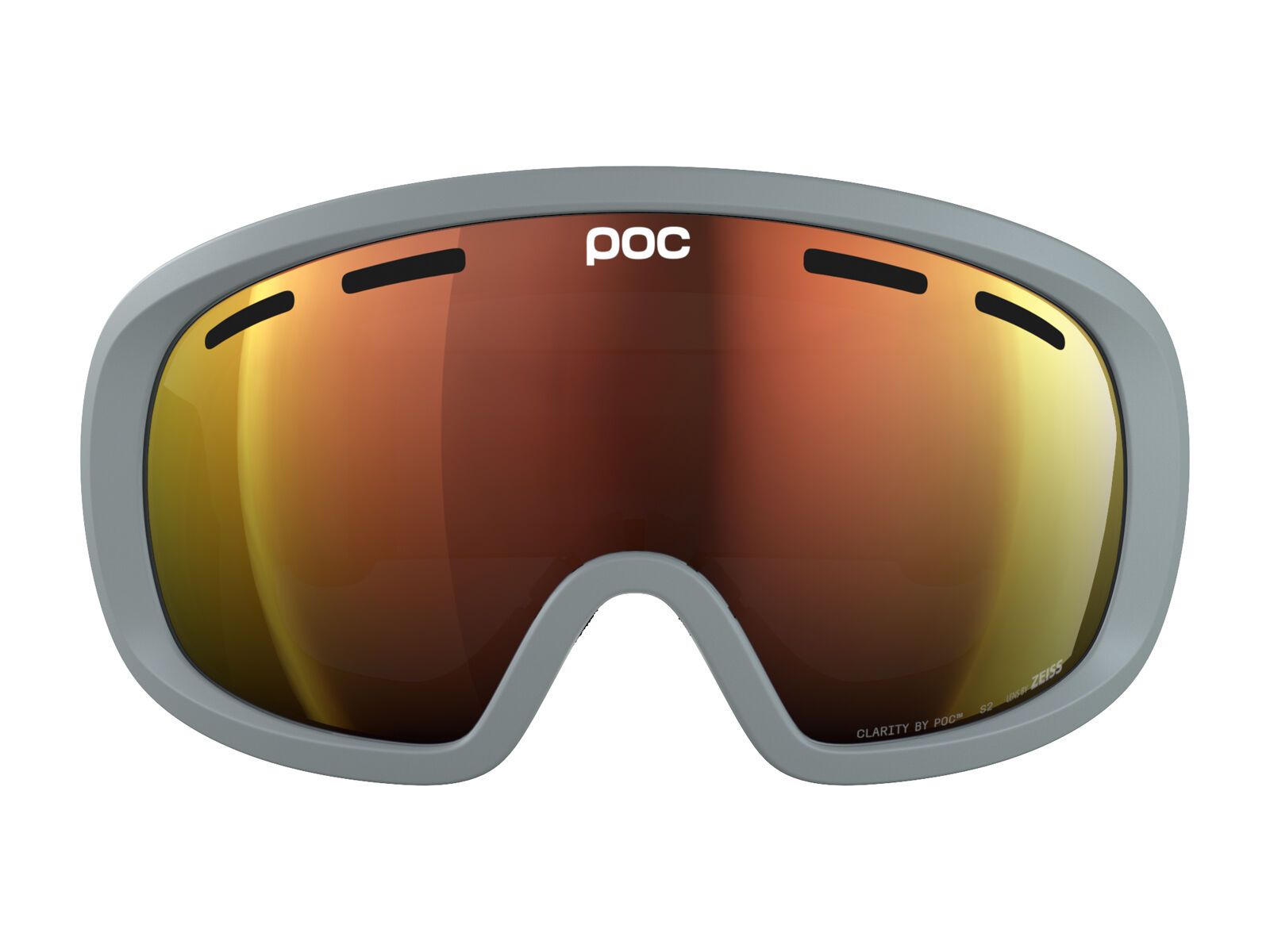 POC Fovea Mid, Clarity Intense Partly Sunny Orange / granite grey - Bild 2