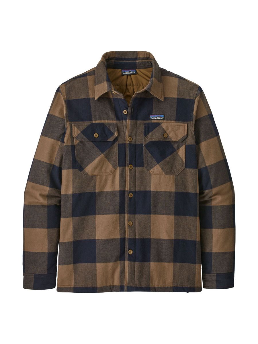 Patagonia Men's Insulated Organic Cotton Midweight Fjord Flannel Shirt, timber brown - Bild 1