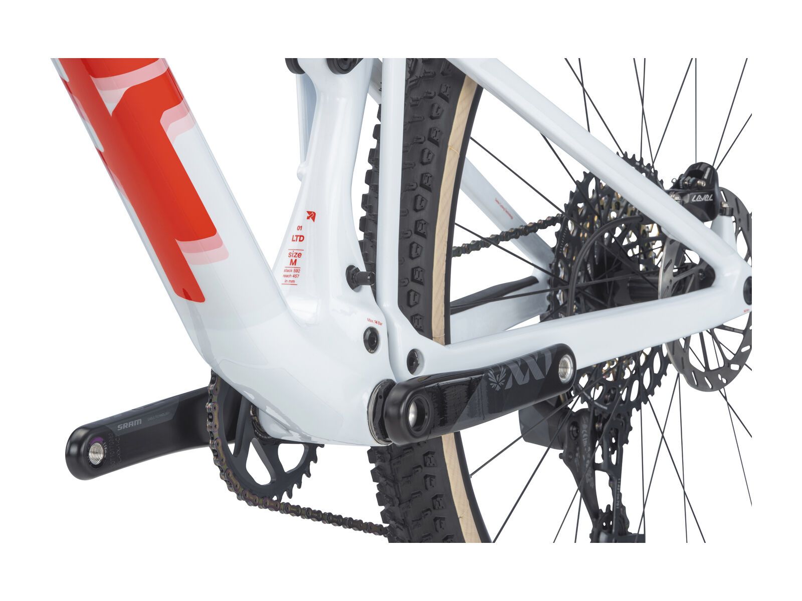 BMC Fourstroke 01 LTD, neon red/white - Bild 7