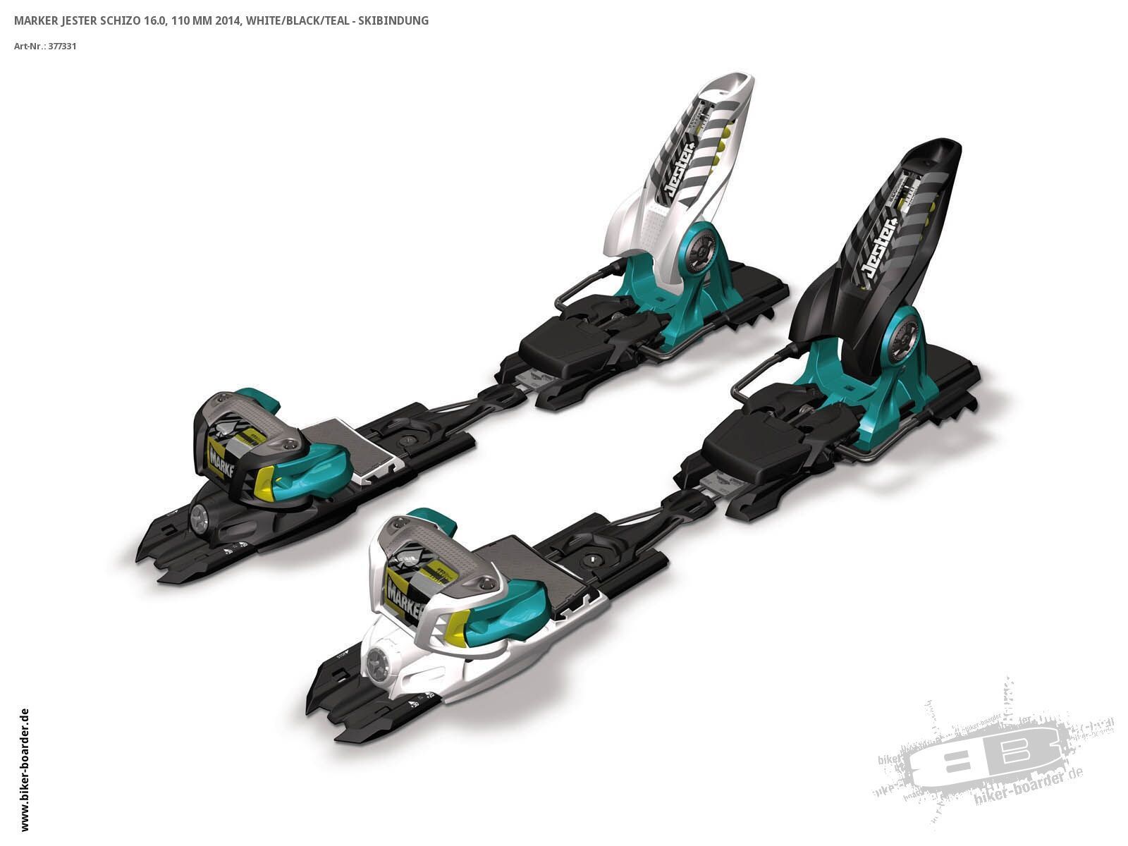 K2 SKI Set: Annex 98 2014 + Marker Jester Schizo 16.0 - Bild 3