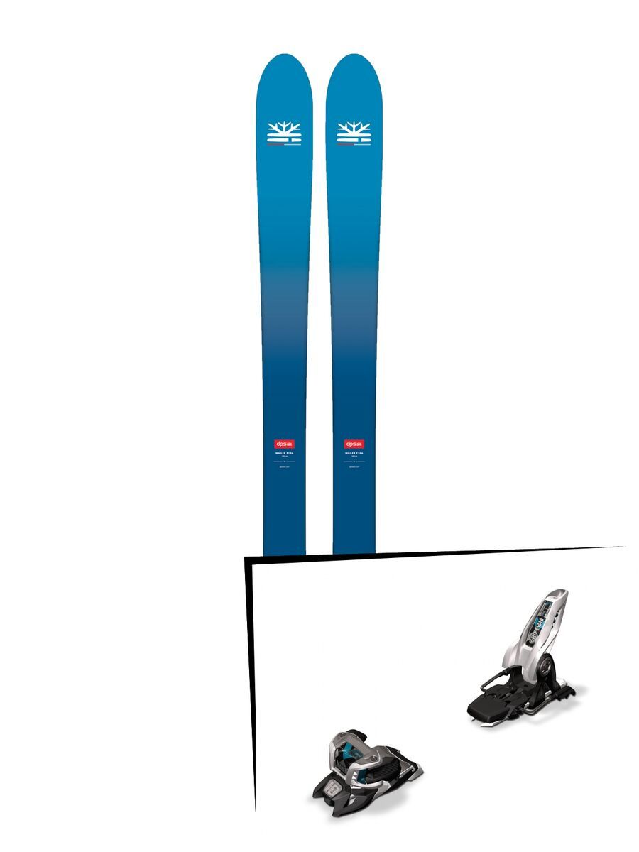 Set: DPS Skis Wailer F106 Foundation 2018 + Marker Griffon 13 ID white - Bild 1