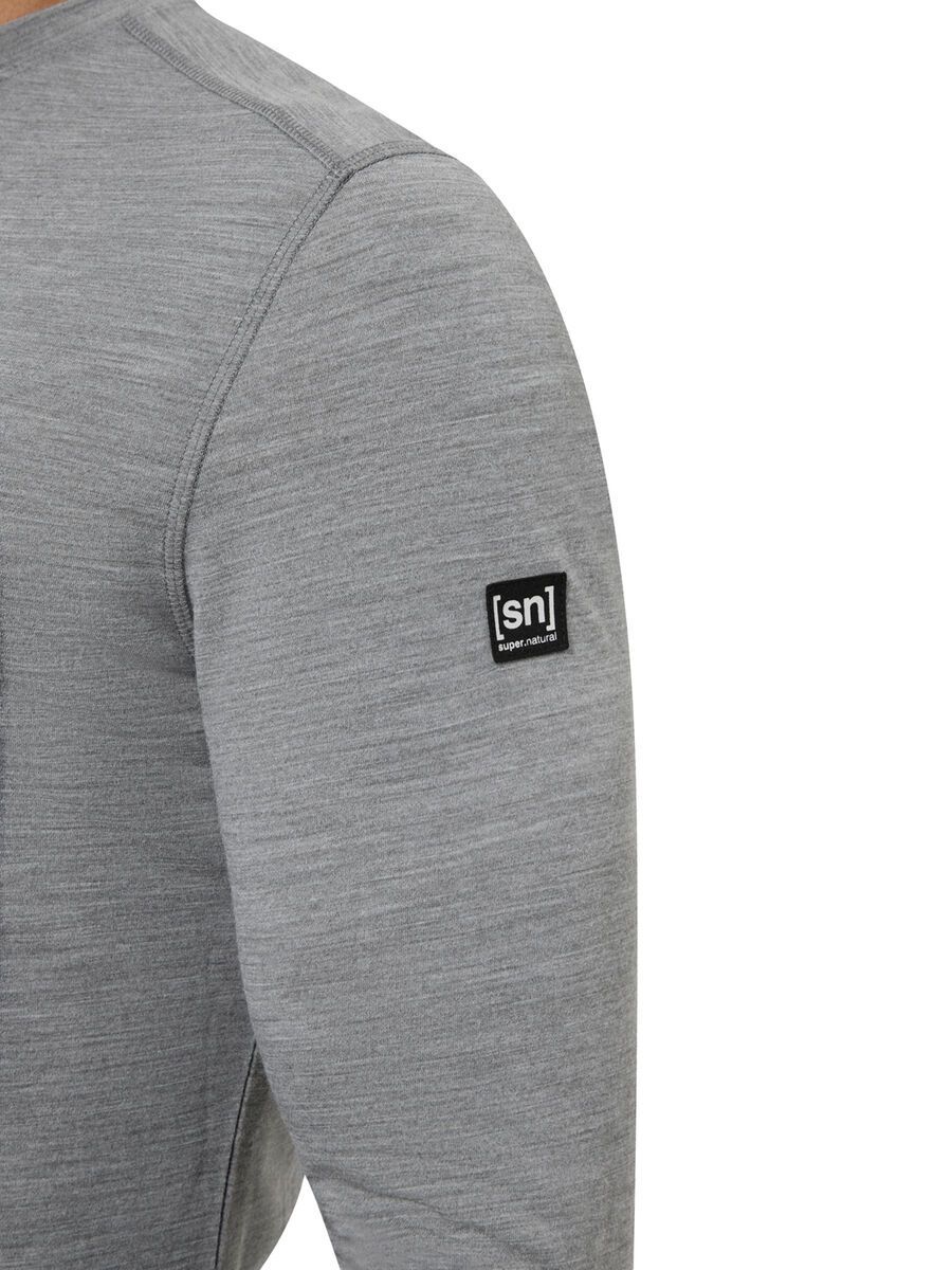 super.natural Tundra175 LS Herren, cashmere grey melange - Bild 6