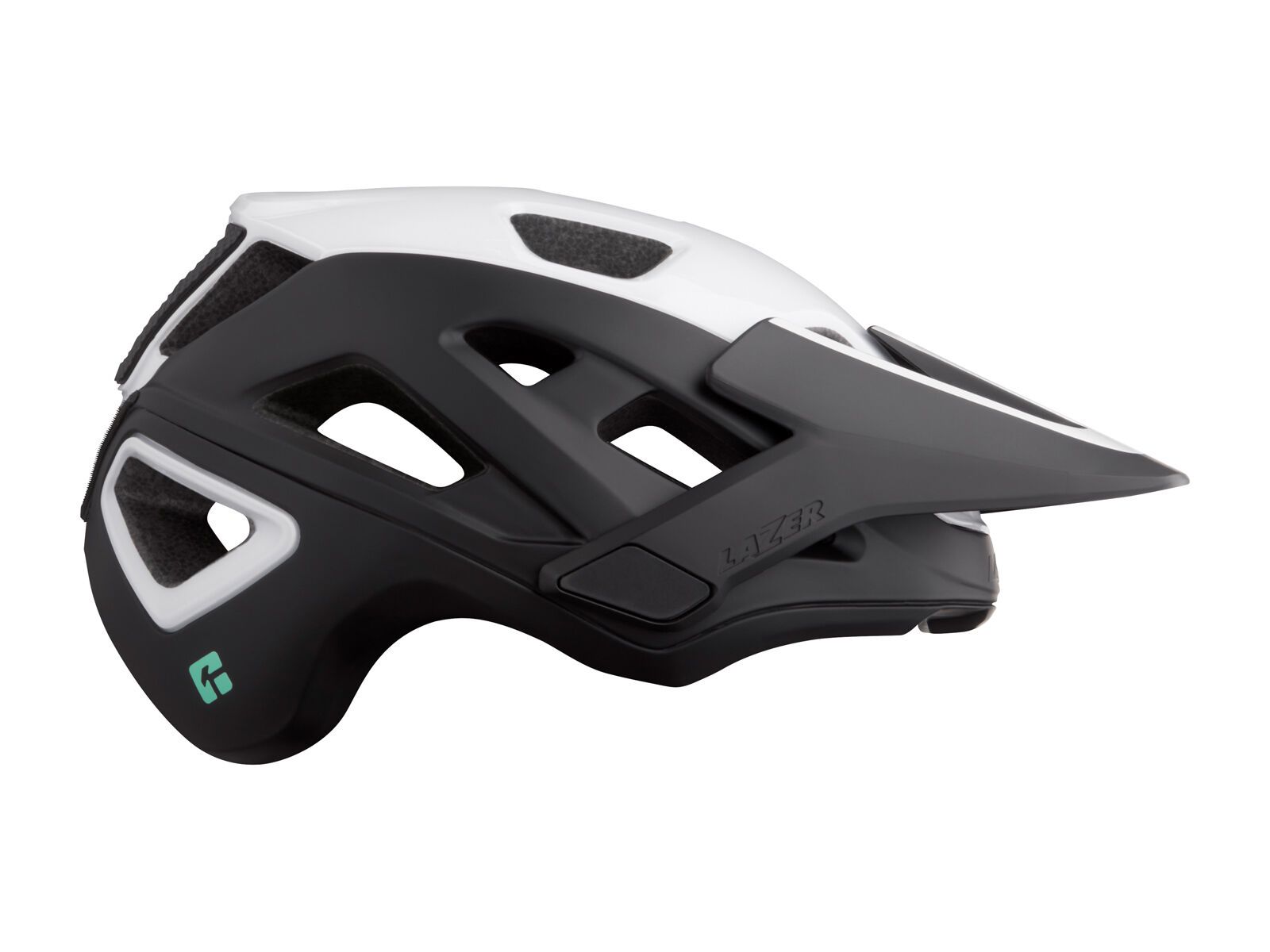 Lazer Jackal KinetiCore, matte white black - Bild 1