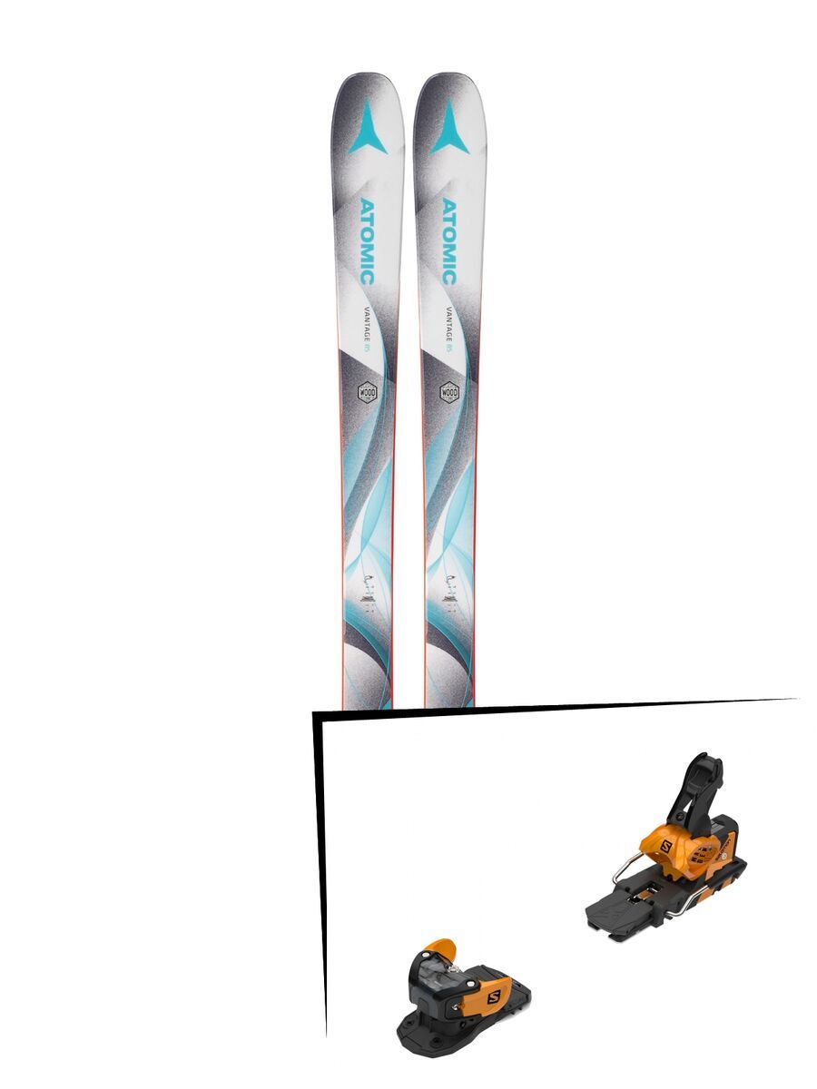Set: Atomic Vantage 85 W 2018 + Salomon Warden MNC 13 saffron/black - Bild 1
