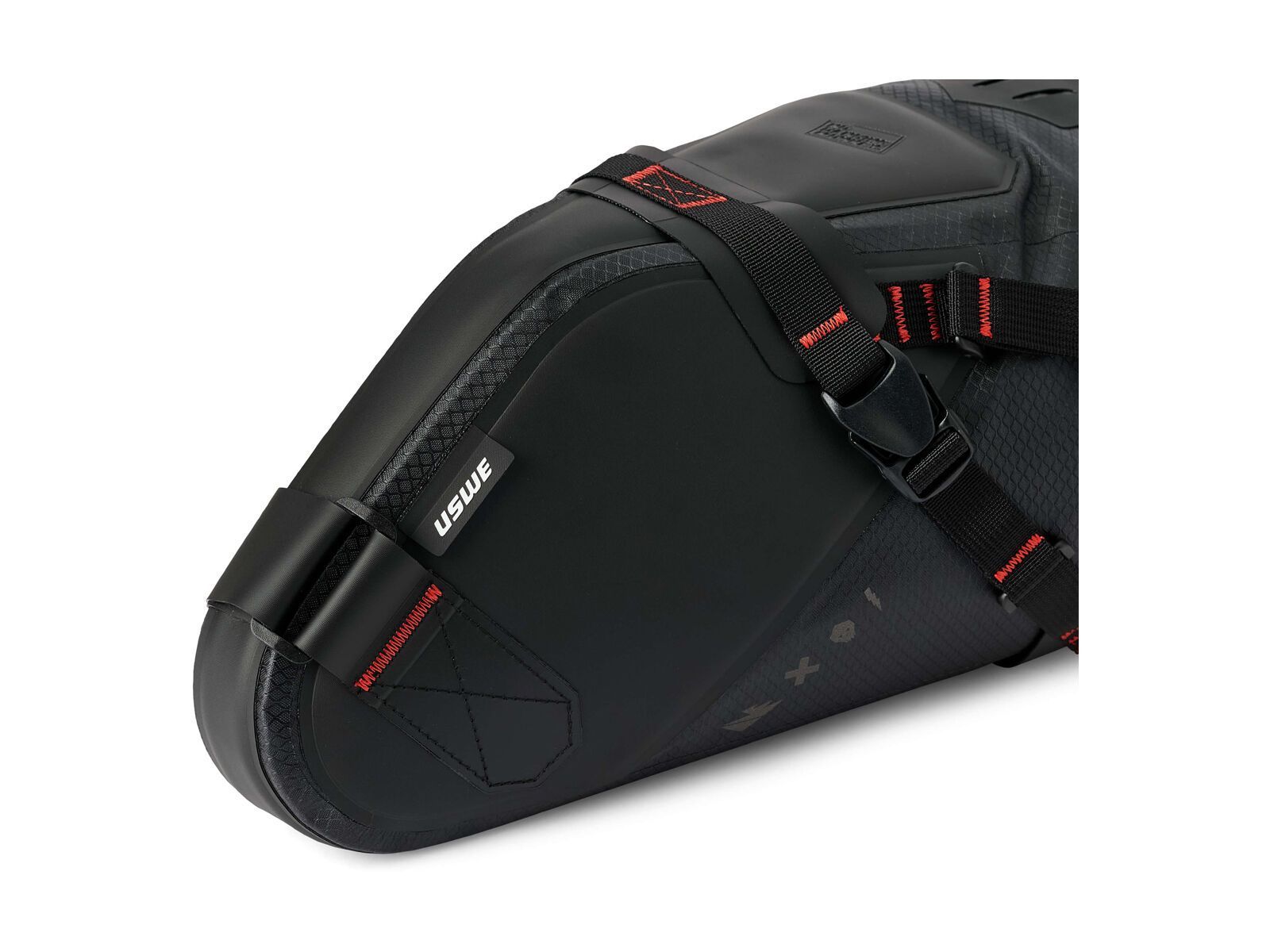 USWE Roll-Top Saddle Bag, black - Bild 4