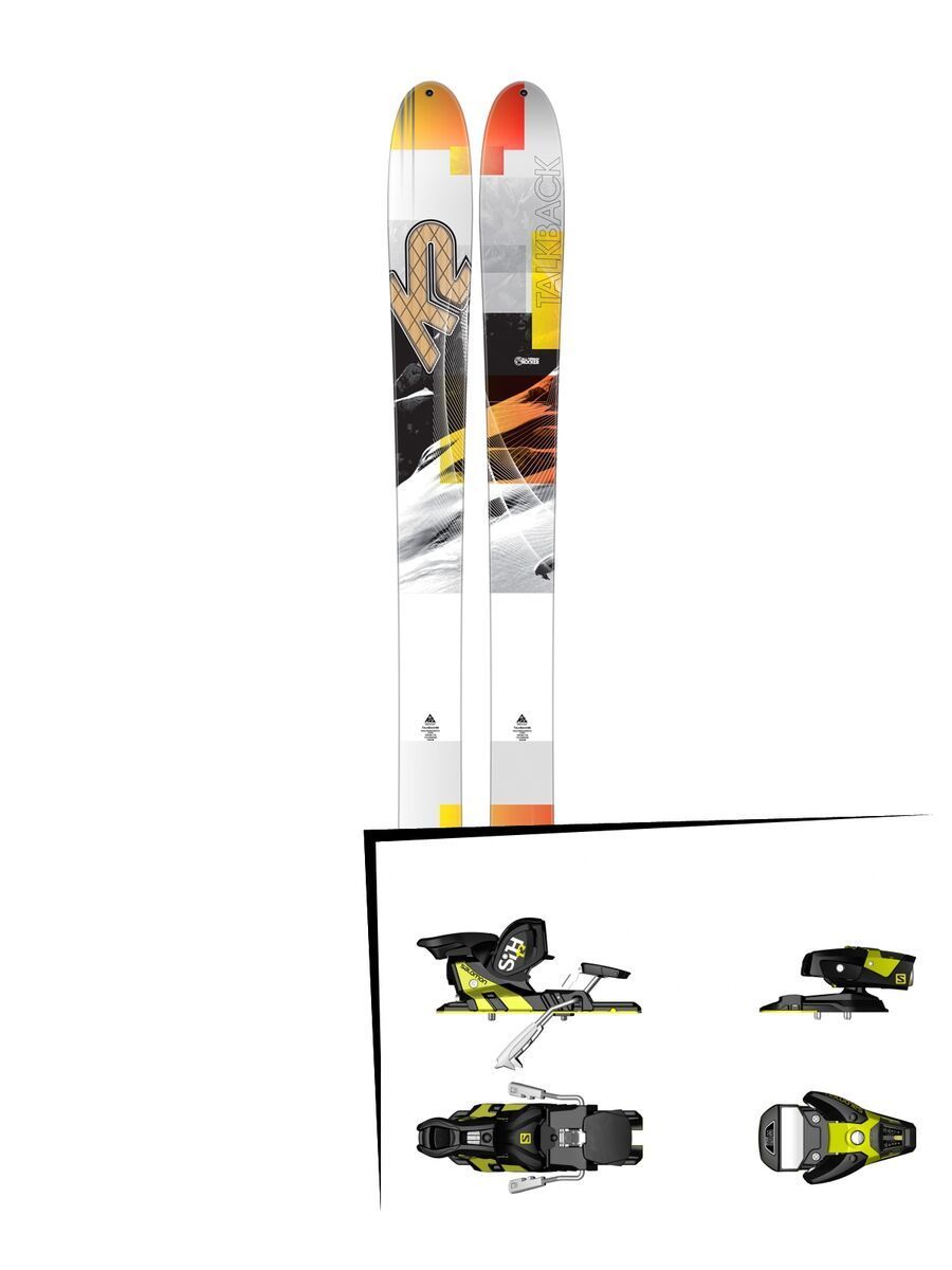 K2 SKI Set: Talkback 96 2016 + Salomon STH2 WTR 13 - Bild 1