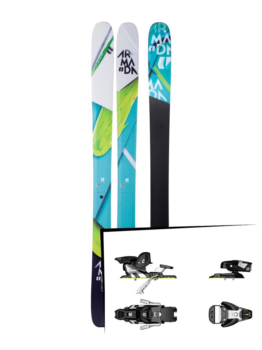 Set: Armada Trace 108 2018 + Salomon STH2 WTR 13 black/white - Bild 1