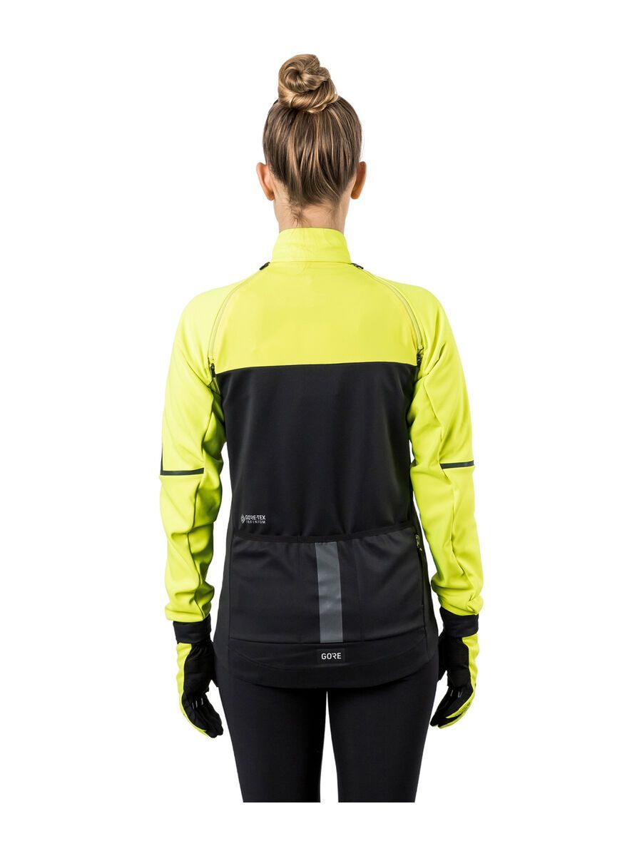 GOREWEAR Phantom Windstopper Jacke Damen, black/neon yellow - Bild 7