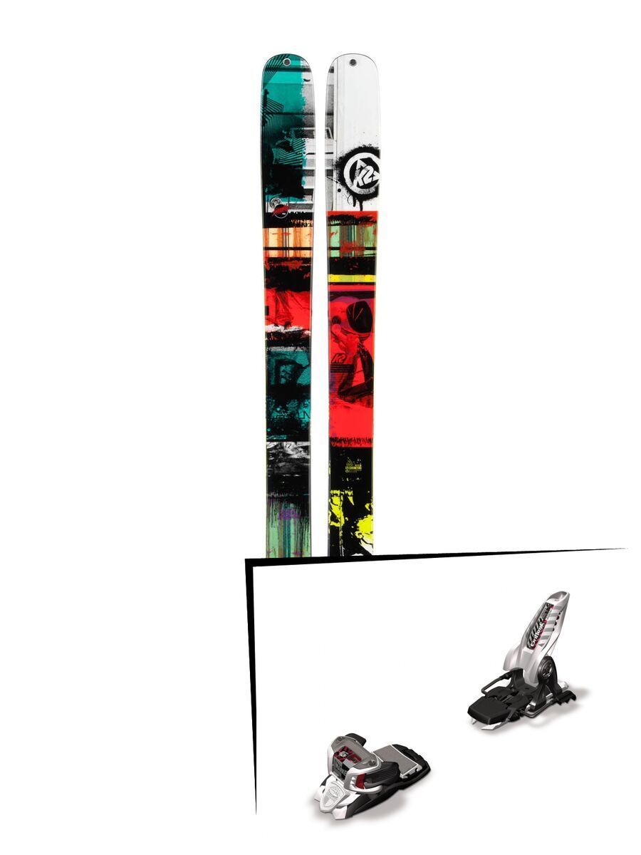 K2 SKI Set: Shreditor 112 2014 + Marker Griffon 13 - Bild 1