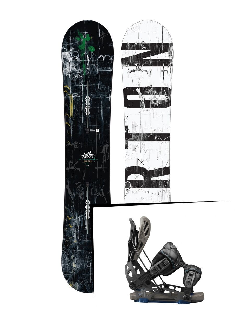 Set: Burton Antler 2017 + Flow NX2-GT (1718315S) - Bild 1