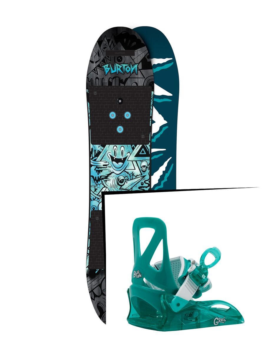 Set: Burton Chopper 2018 + Burton Grom sea glass green - Bild 1