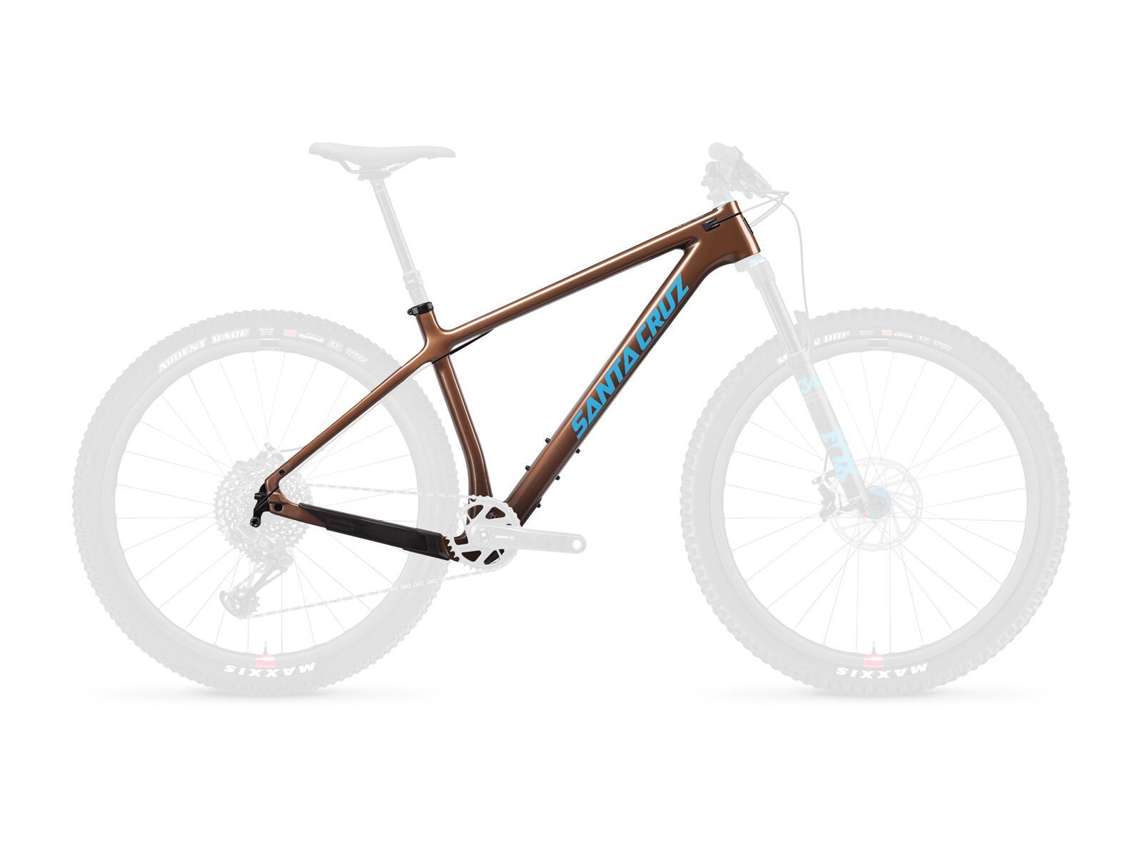 Santa Cruz Chameleon C Frameset 27.5 Plus, beach bronze and blue - Bild 1