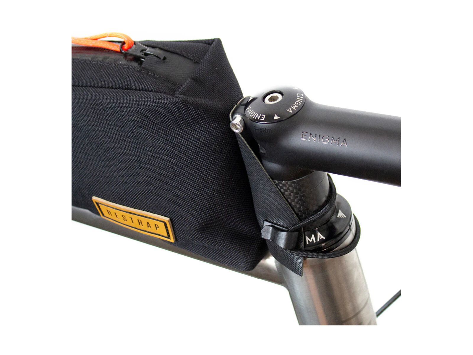 Restrap Bolt-On Top Tube Bag - 0.8 L, black - Bild 4
